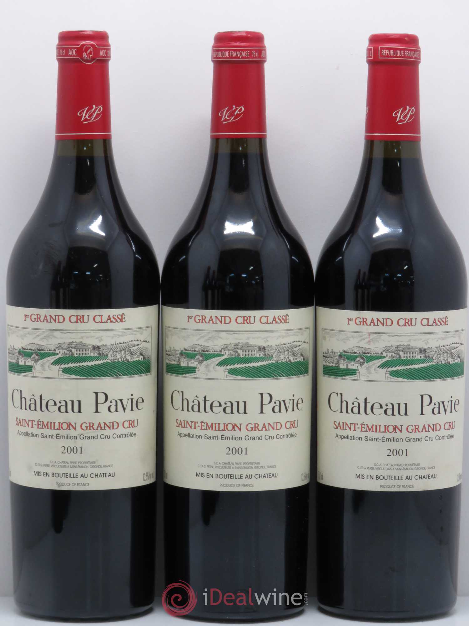 Château Pavie 1er Grand Cru Classé A 2001 - Lot de 6 bouteilles - 2