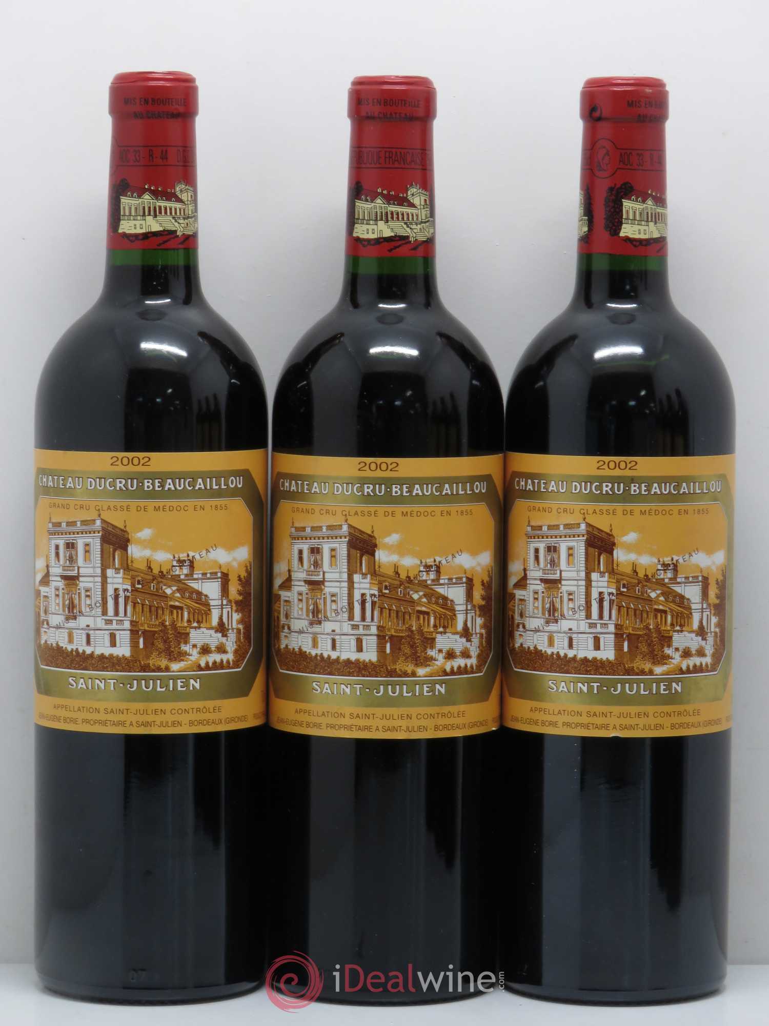Château Ducru Beaucaillou 2ème Grand Cru Classé 2002 - Lot de 6 bouteilles - 1