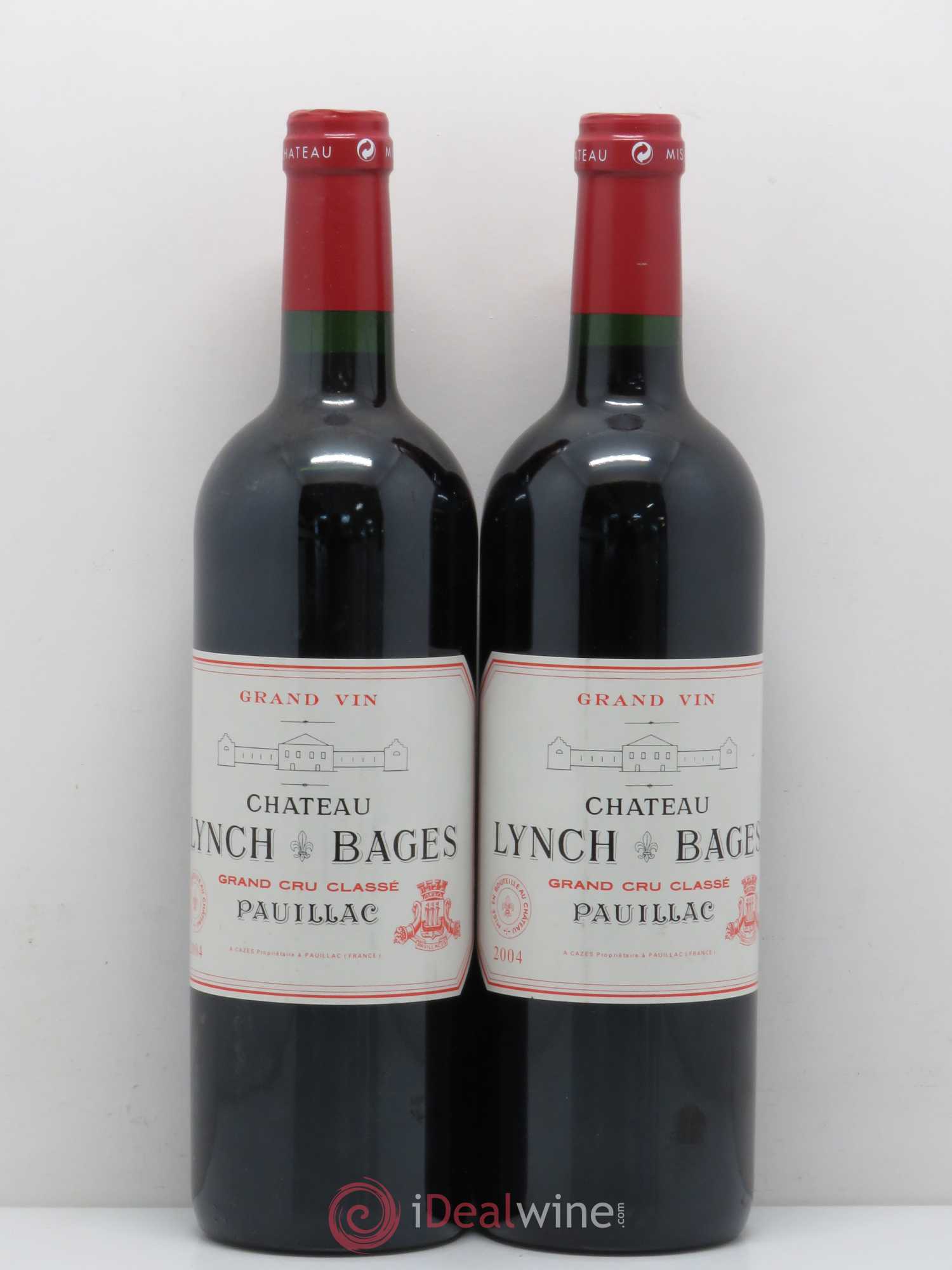 Château Lynch Bages 5ème Grand Cru Classé 2004 - Lot de 2 bouteilles - 0