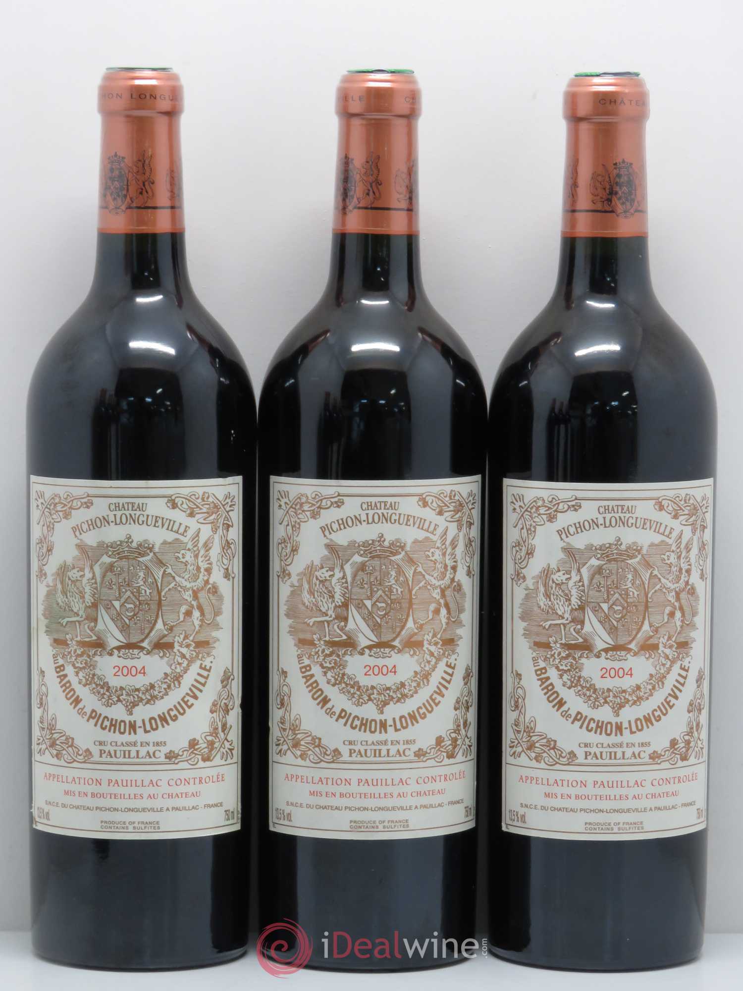 Pichon Longueville Baron 2ème Grand Cru Classé 2004 - Lot de 6 bouteilles - 2