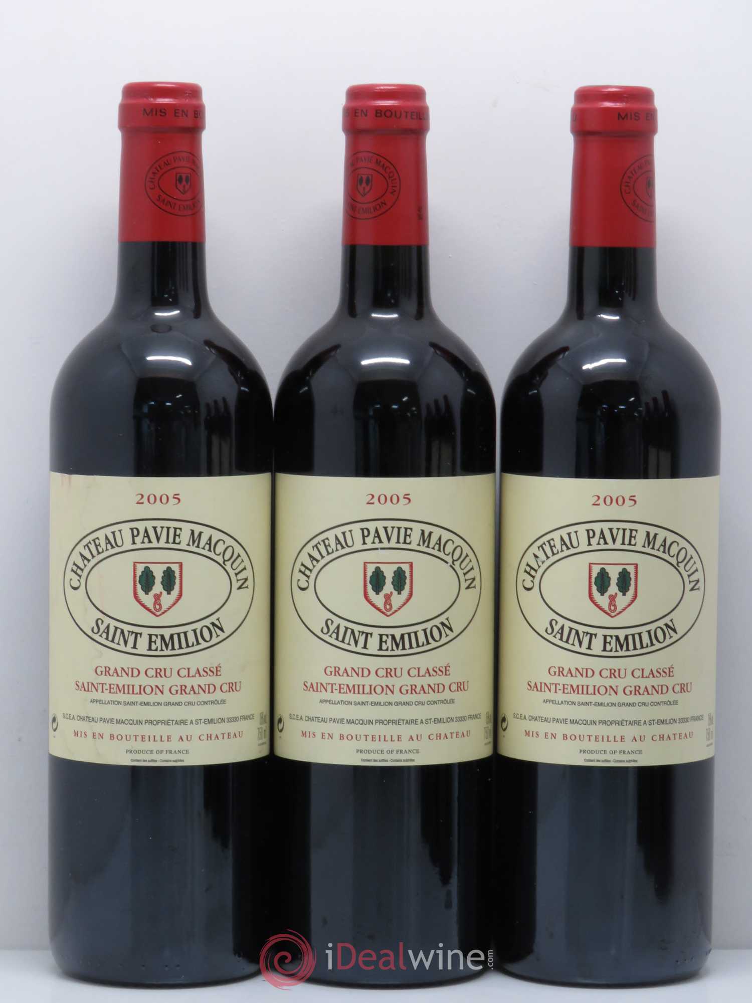 Château Pavie Macquin 1er Grand Cru Classé B 2005 - Lot de 6 bouteilles - 2