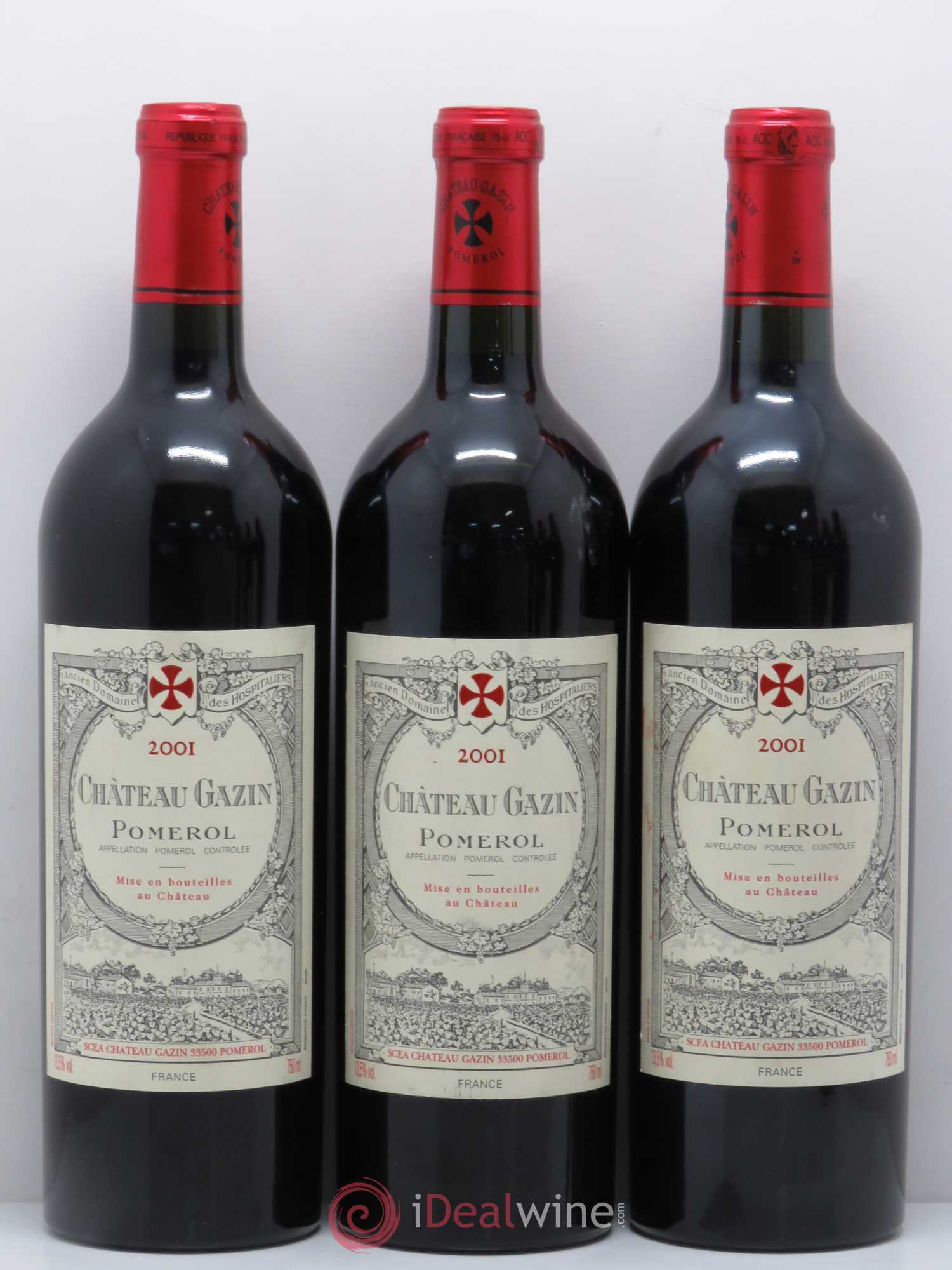 Château Gazin 2001 - Posten von 6 Flaschen - 1