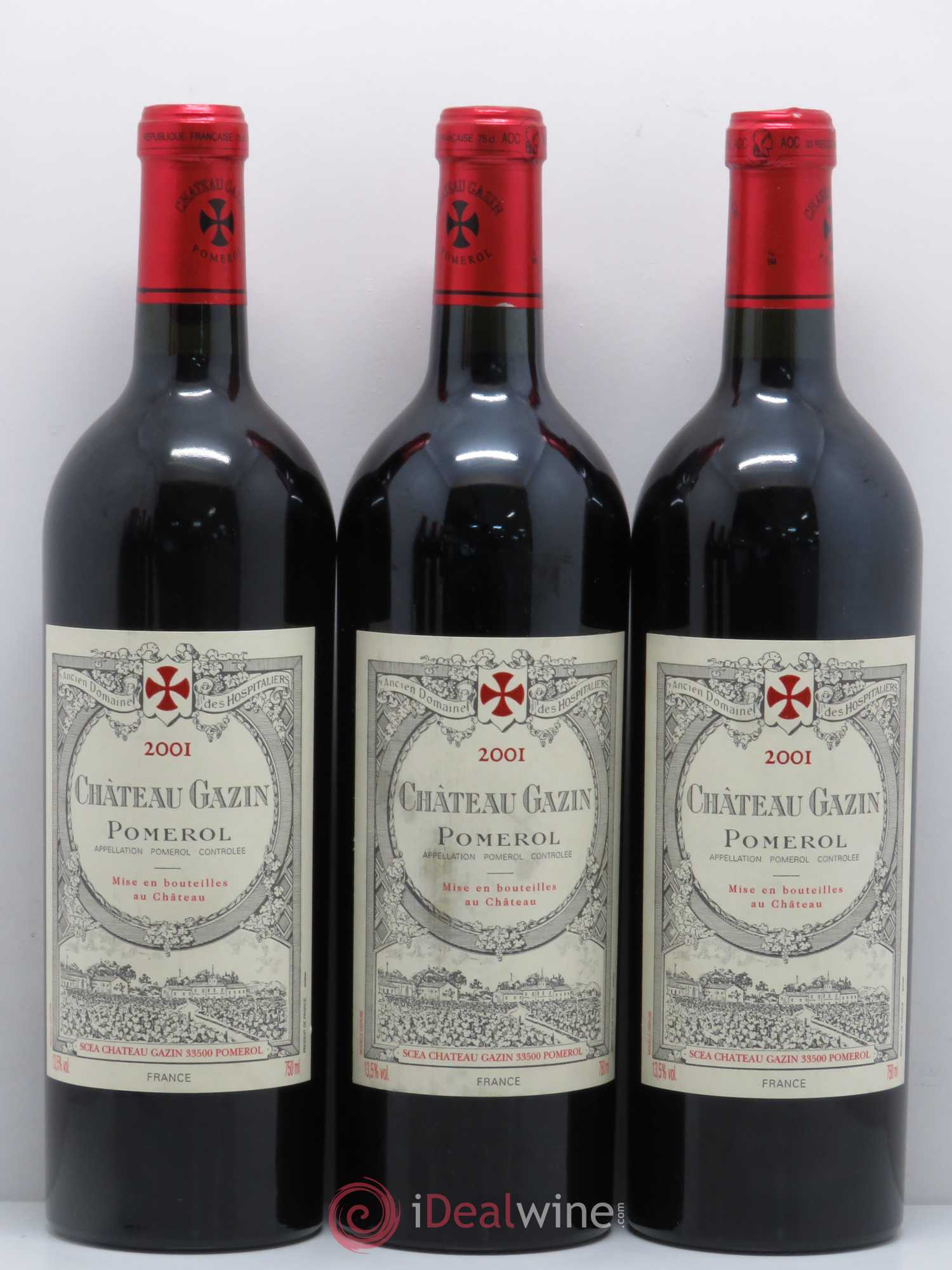 Château Gazin 2001 - Posten von 6 Flaschen - 2