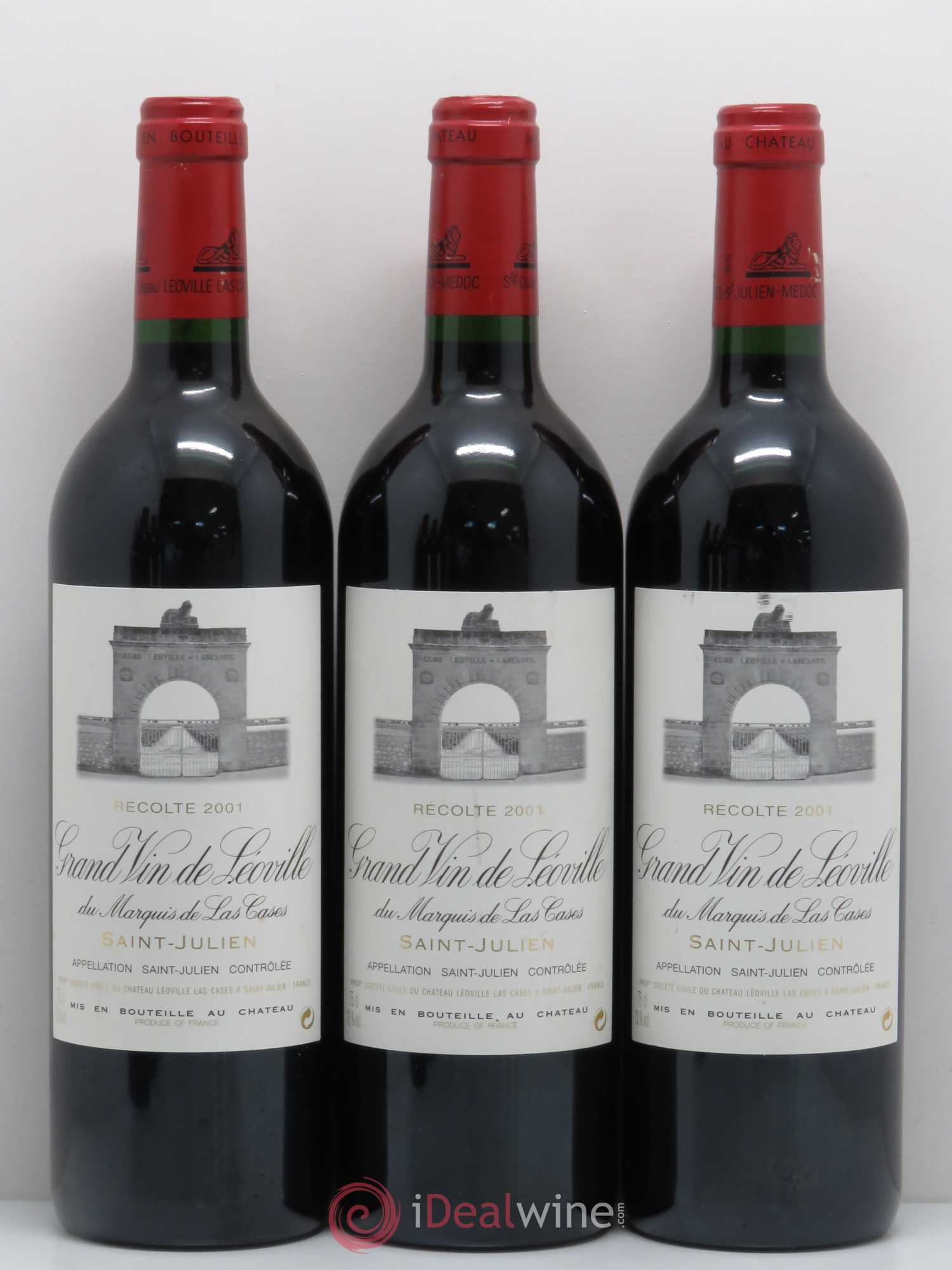Château Léoville Las Cases 2ème Grand Cru Classé 2001 - Lot de 6 bouteilles - 2