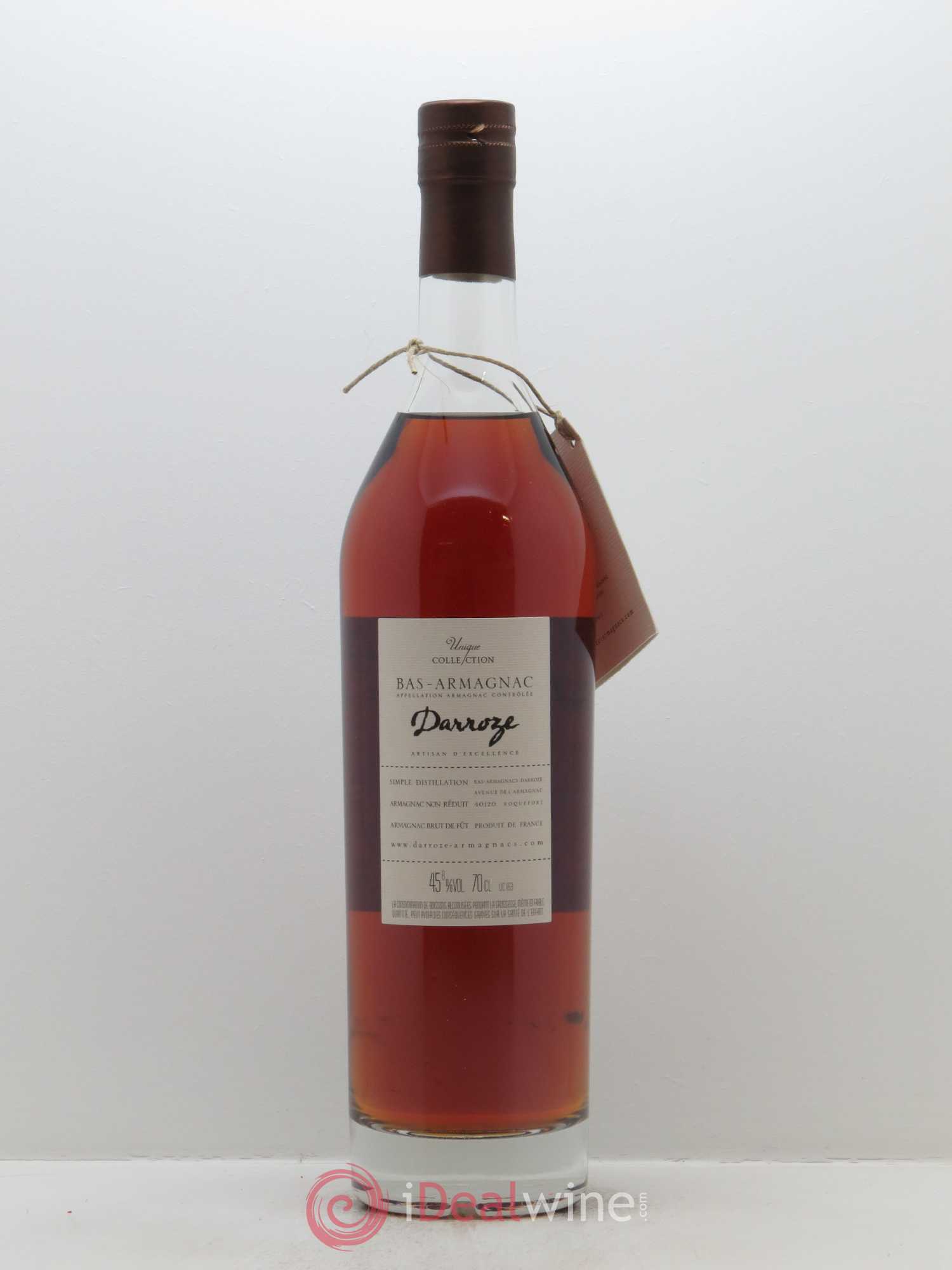 Bas-Armagnac Domaine de Barigos Darroze (70cl) 1989 - Lot de 1 bouteille - 1