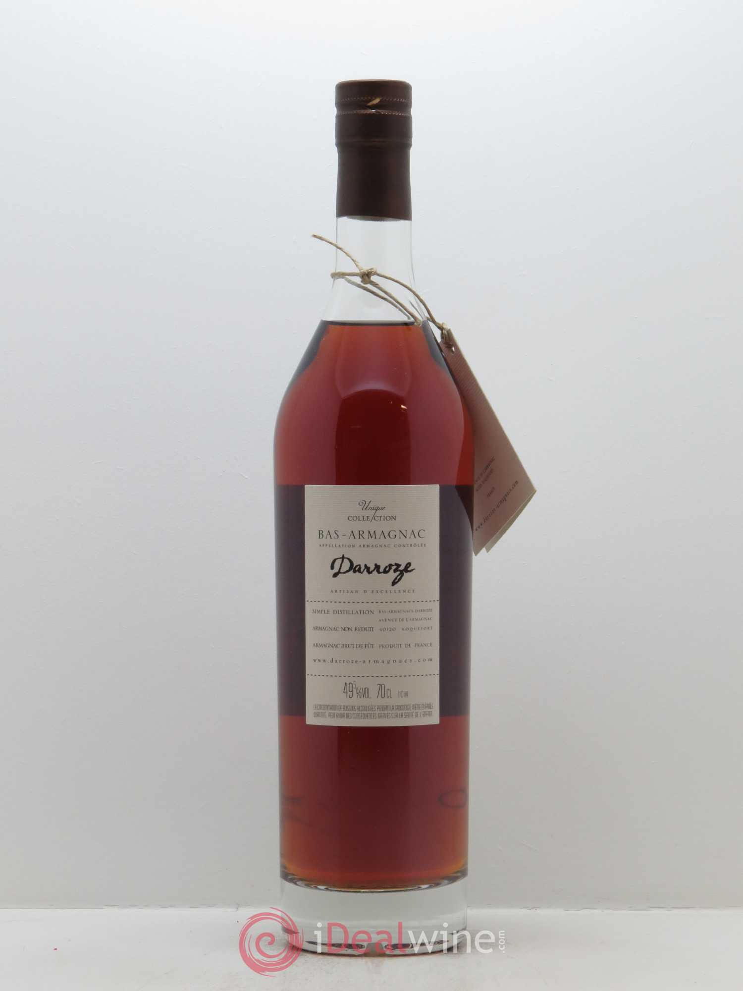 Bas-Armagnac Domaine de Lagoué Darroze (70cl) 1988 - Lot de 1 bouteille - 1