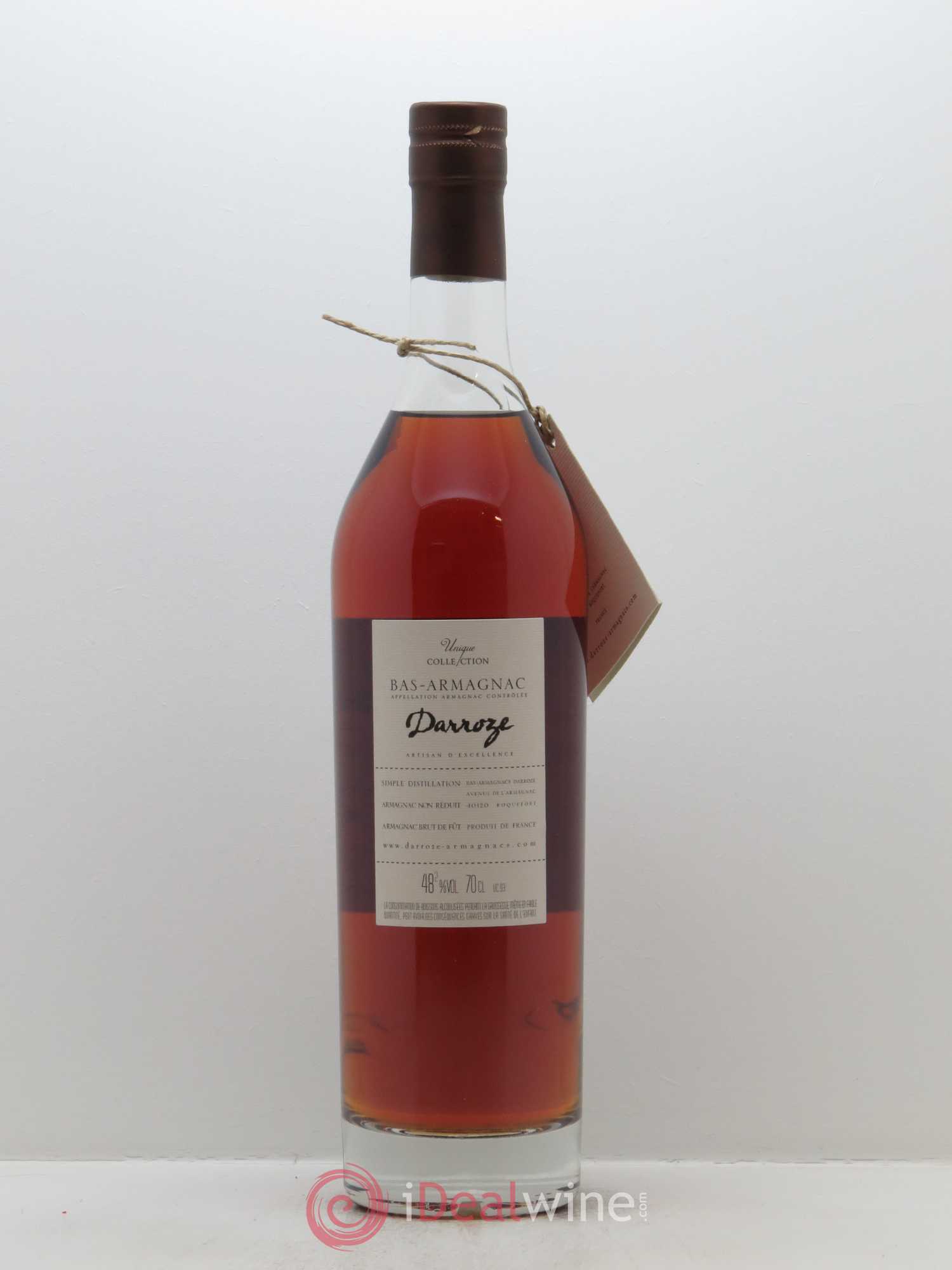 Bas-Armagnac Domaine de Pounon Darroze (70cl) 1987 - Lot de 1 bouteille - 1