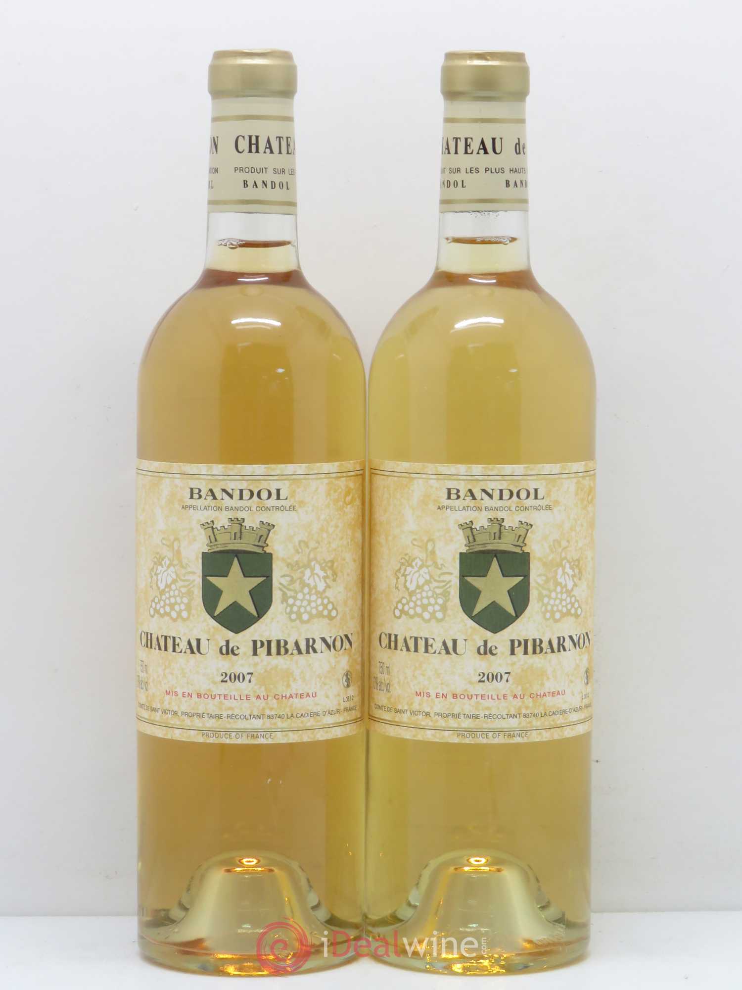 Bandol Château de Pibarnon Comte de Saint-Victor 2007 - Lot de 2 bouteilles - 0