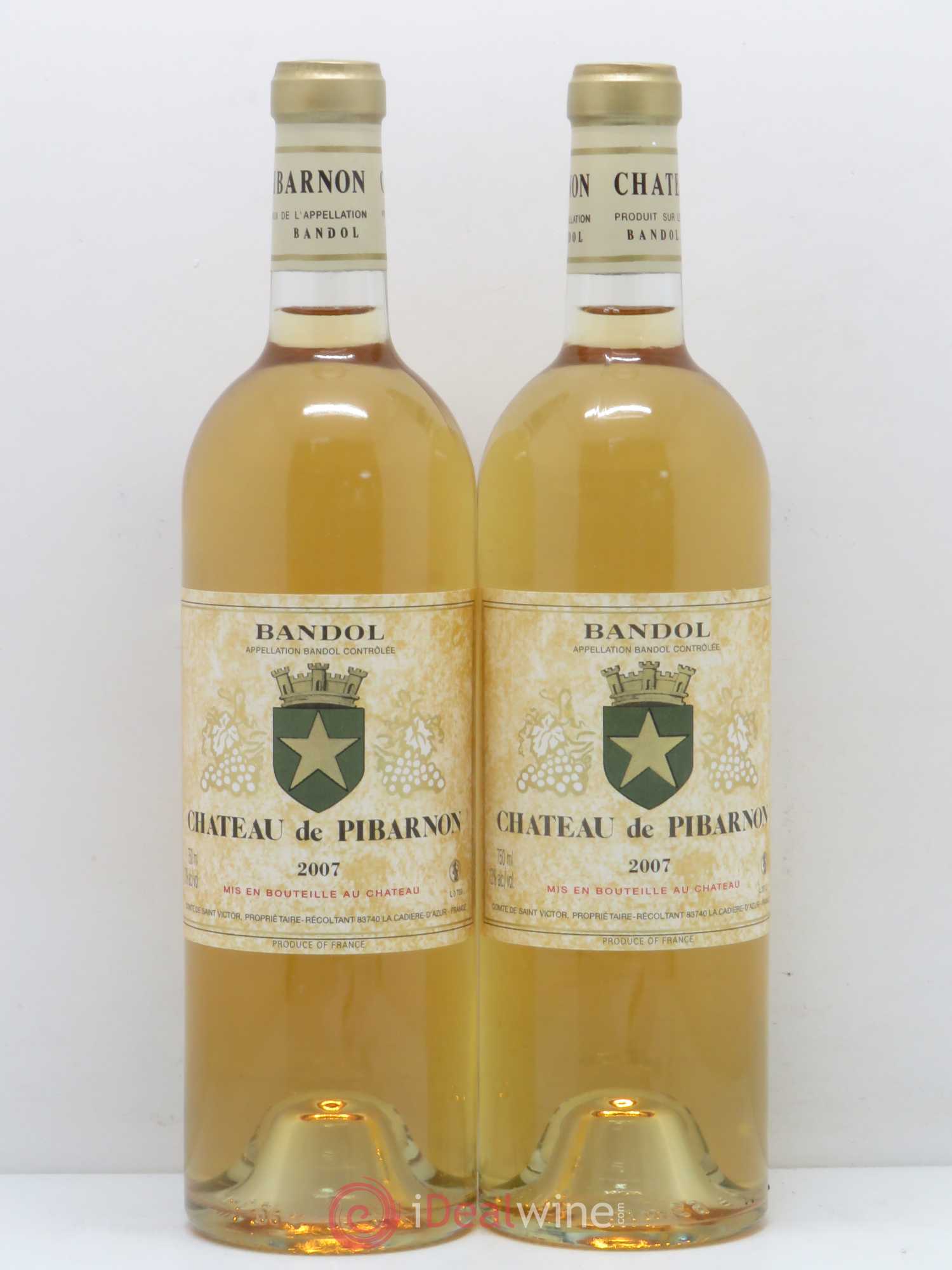 Bandol Château de Pibarnon Comte de Saint-Victor 2007 - Lot de 2 bouteilles - 0