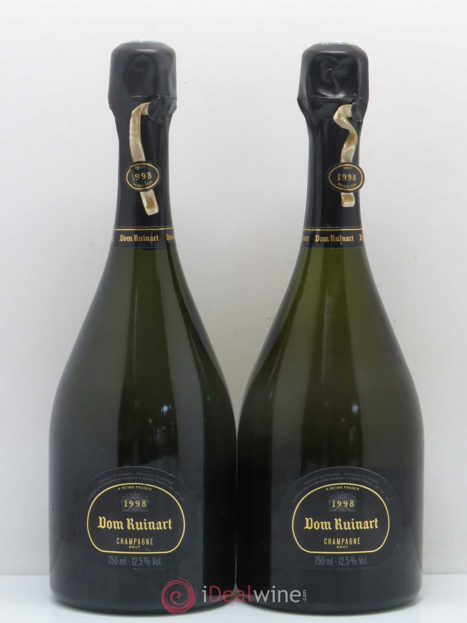 Dom Ruinart Brut Ruinart 1998 - Lot de 2 bouteilles - 0