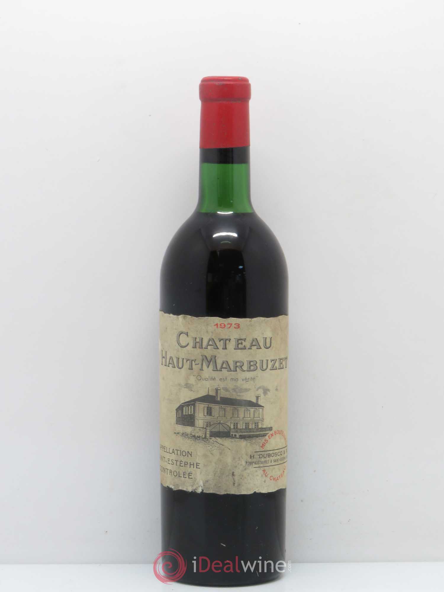 Château Haut Marbuzet 1973 - Lot de 1 bouteille - 0
