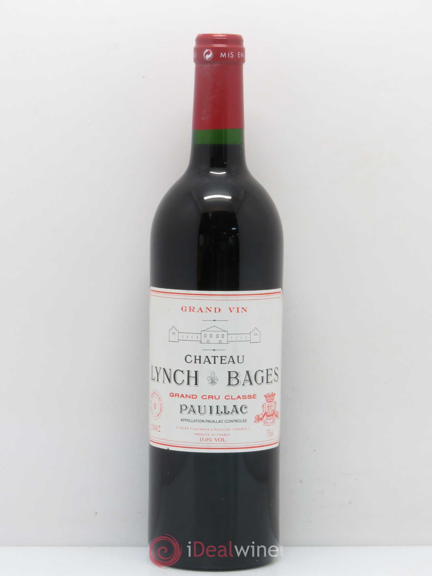 Château Lynch Bages 5ème Grand Cru Classé 2002 - Lot de 1 bouteille - 0