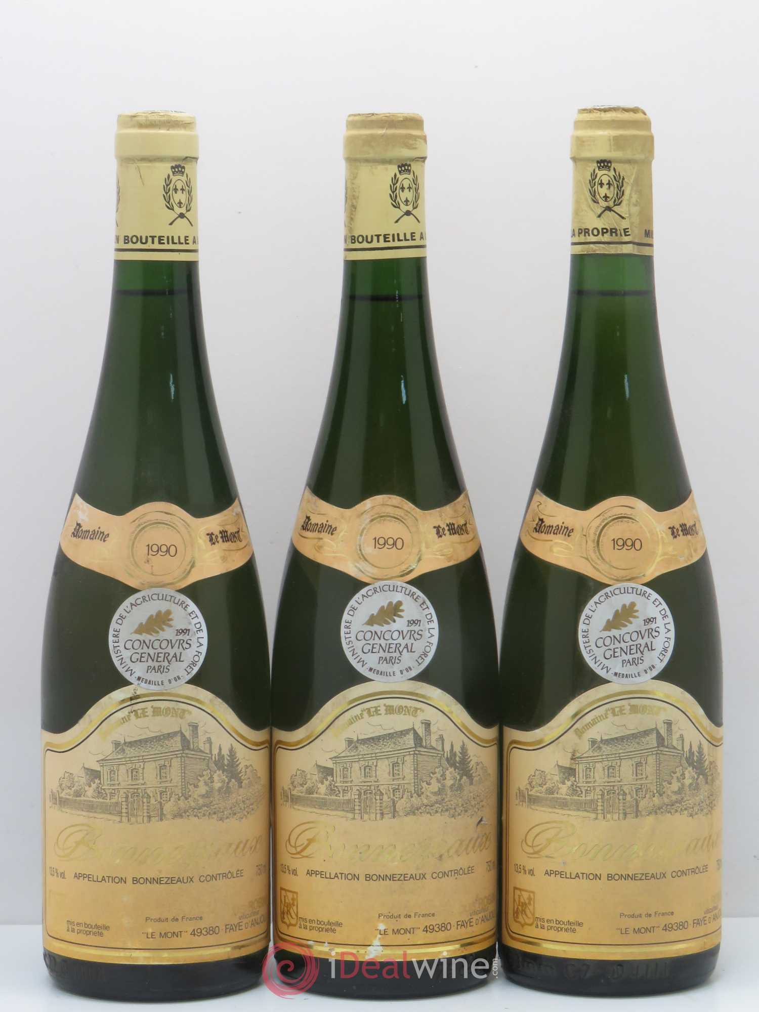 Bonnezeaux Domaine Le Mont - Louis Robin 1990 - Lotto di 6 bottiglie - 2