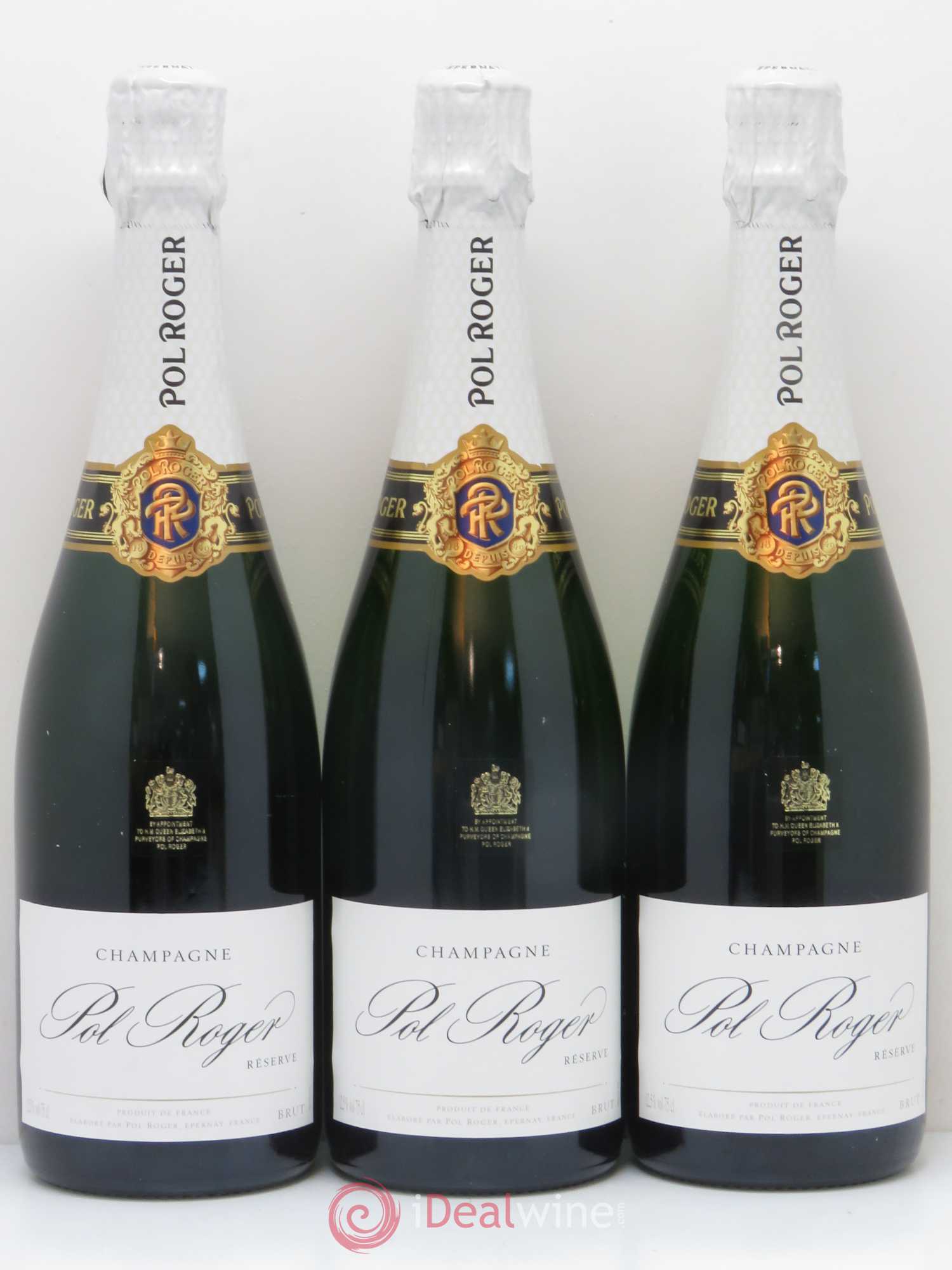 Brut Réserve Pol Roger - Lot de 3 bouteilles - 0
