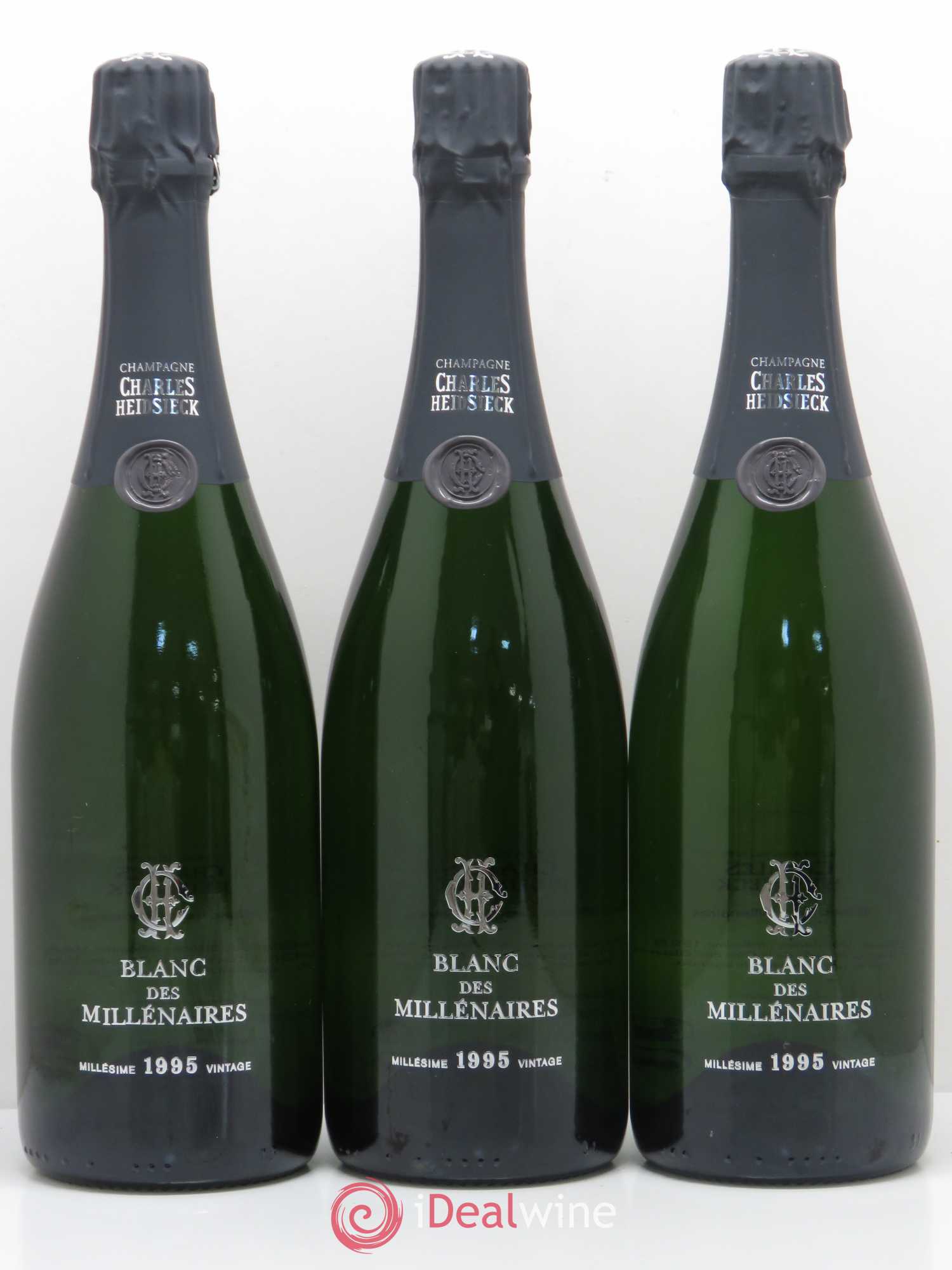 Blanc de Blancs Blanc des Millénaires Brut Charles Heidsieck 1995 - Lot de 6 bouteilles - 1