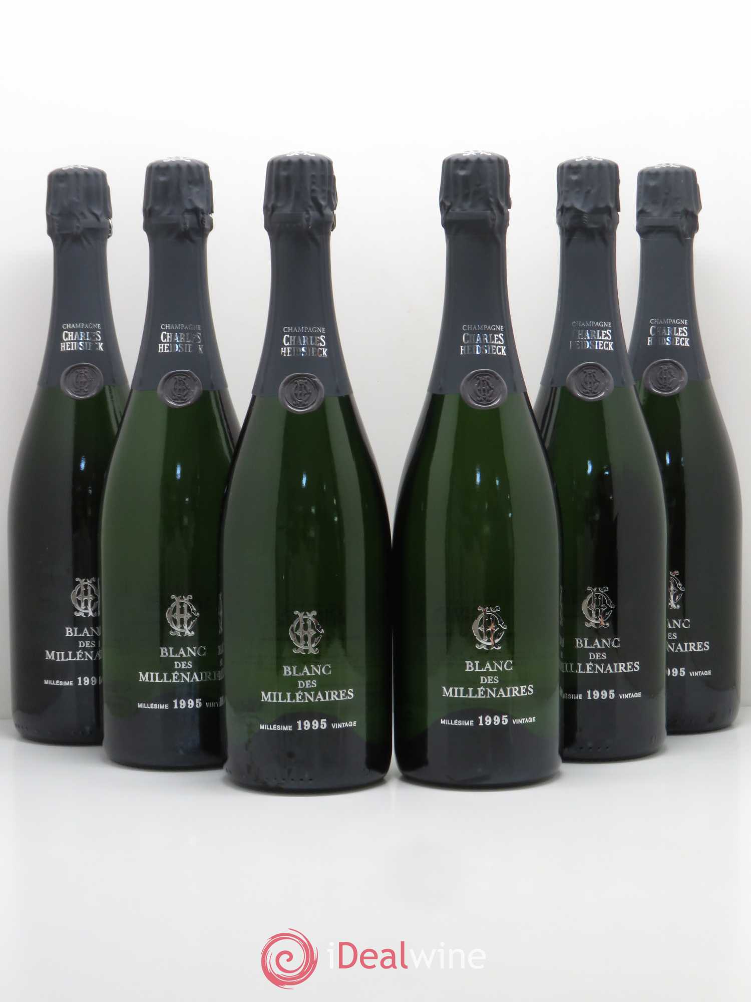 Blanc de Blancs Blanc des Millénaires Brut Charles Heidsieck 1995 - Lot de 6 bouteilles - 0