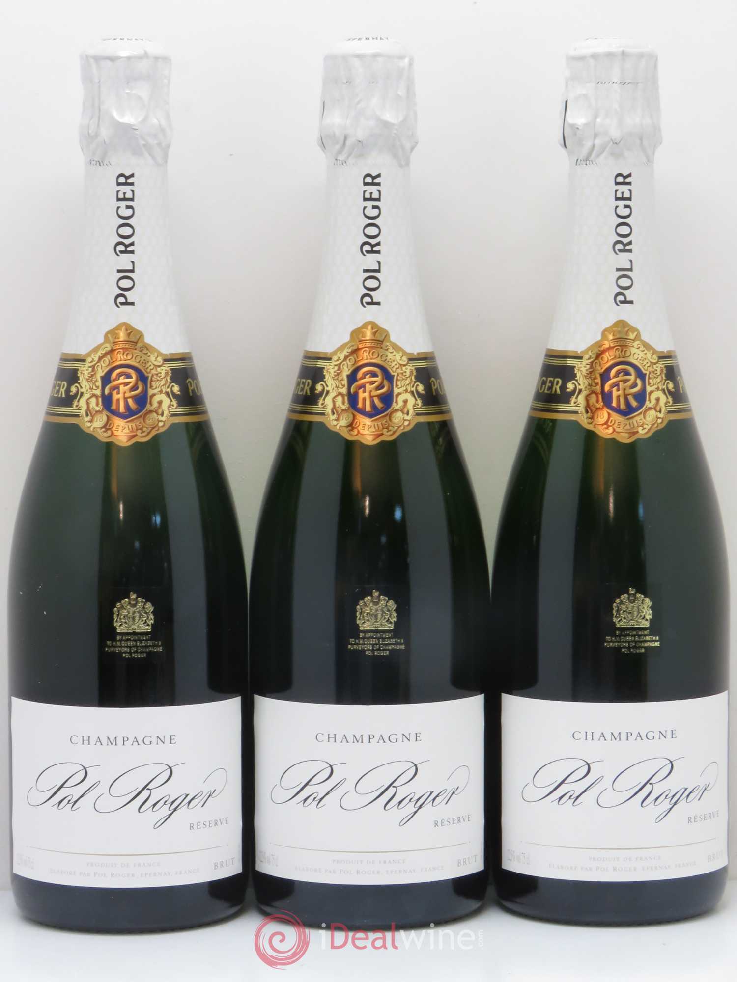Brut Réserve Pol Roger - Lot de 3 bouteilles - 0
