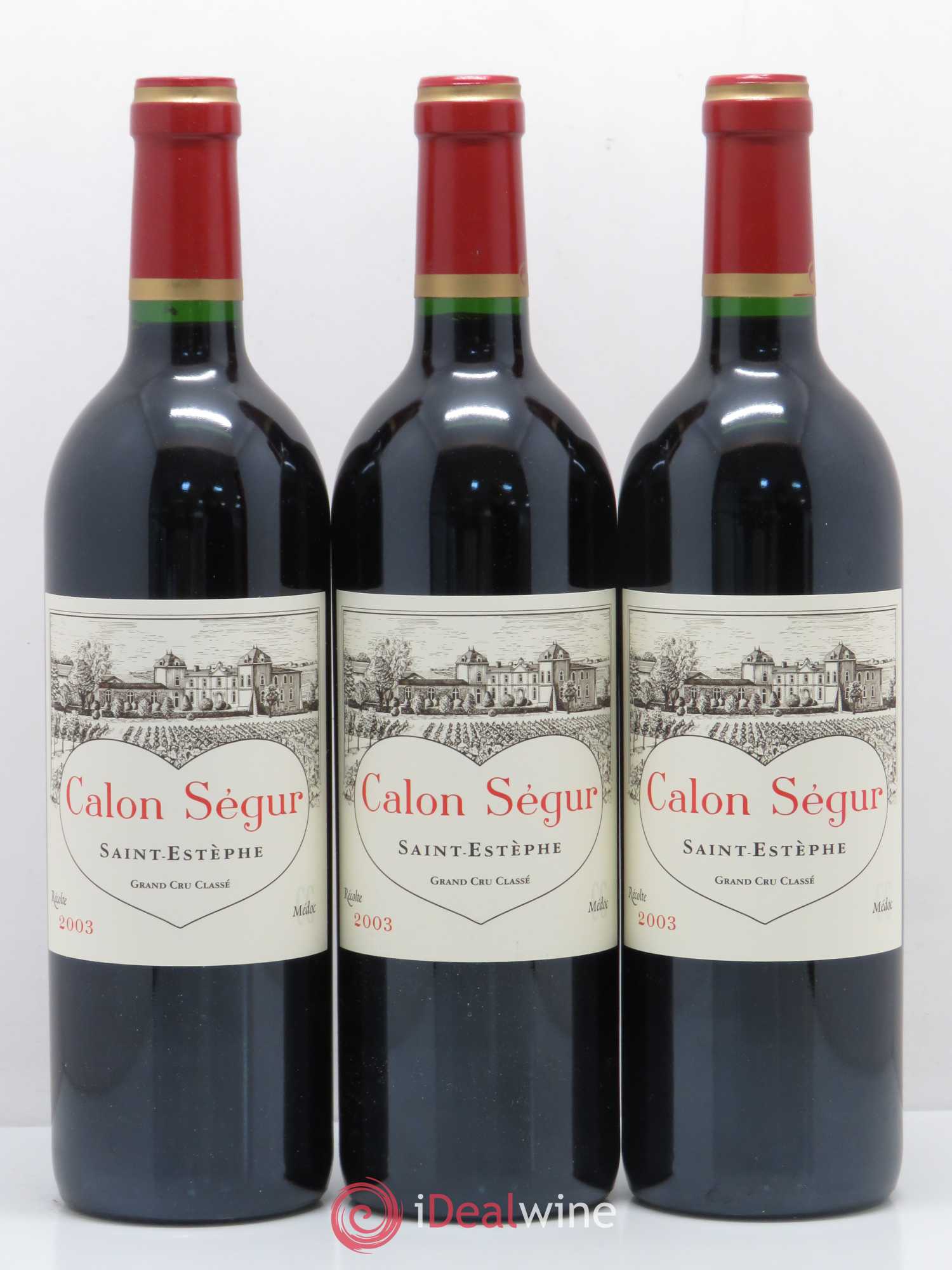 Château Calon Ségur 3ème Grand Cru Classé 2003 - Lot de 12 bouteilles - 4