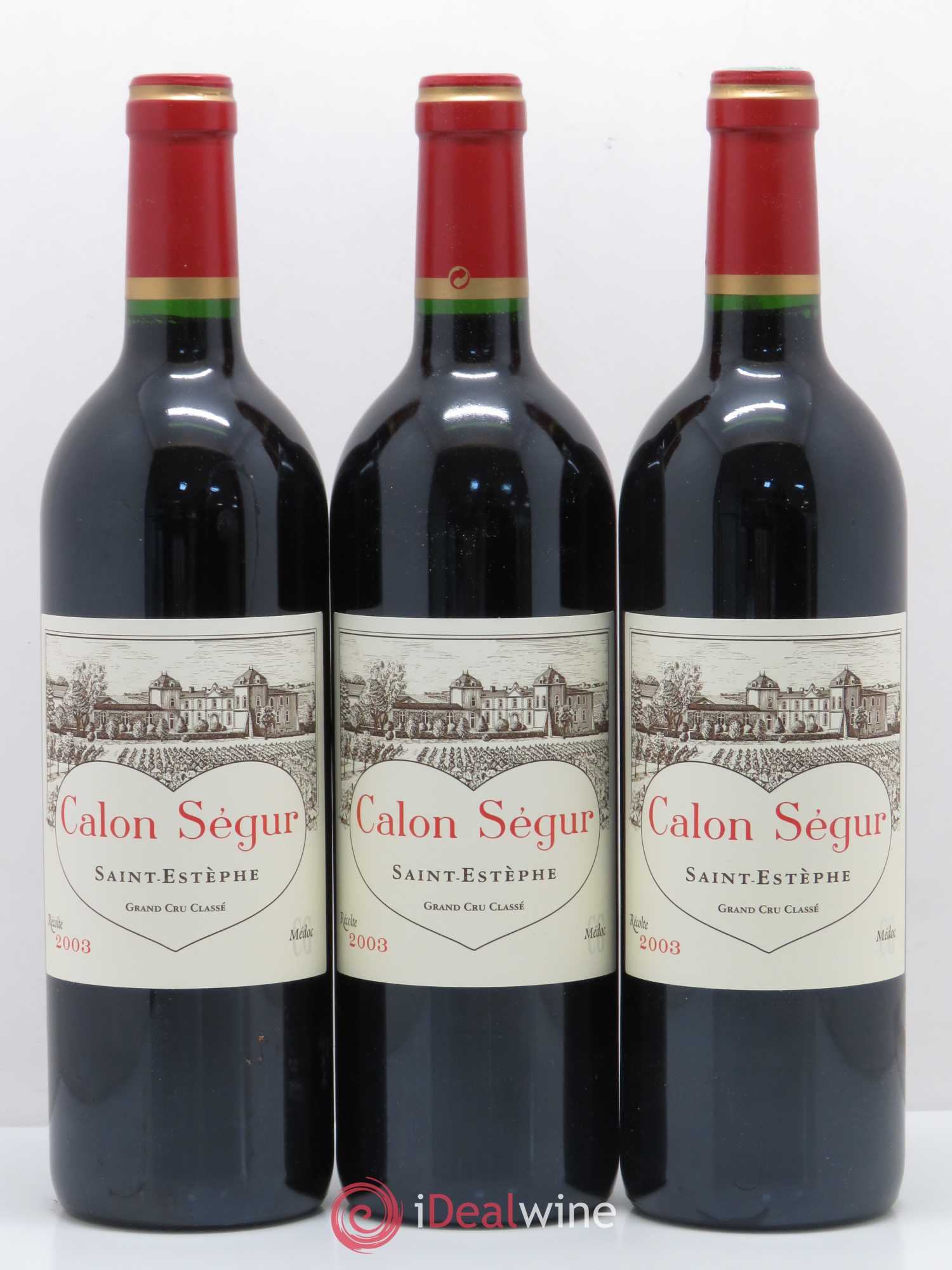 Château Calon Ségur 3ème Grand Cru Classé 2003 - Lot de 6 bouteilles - 1
