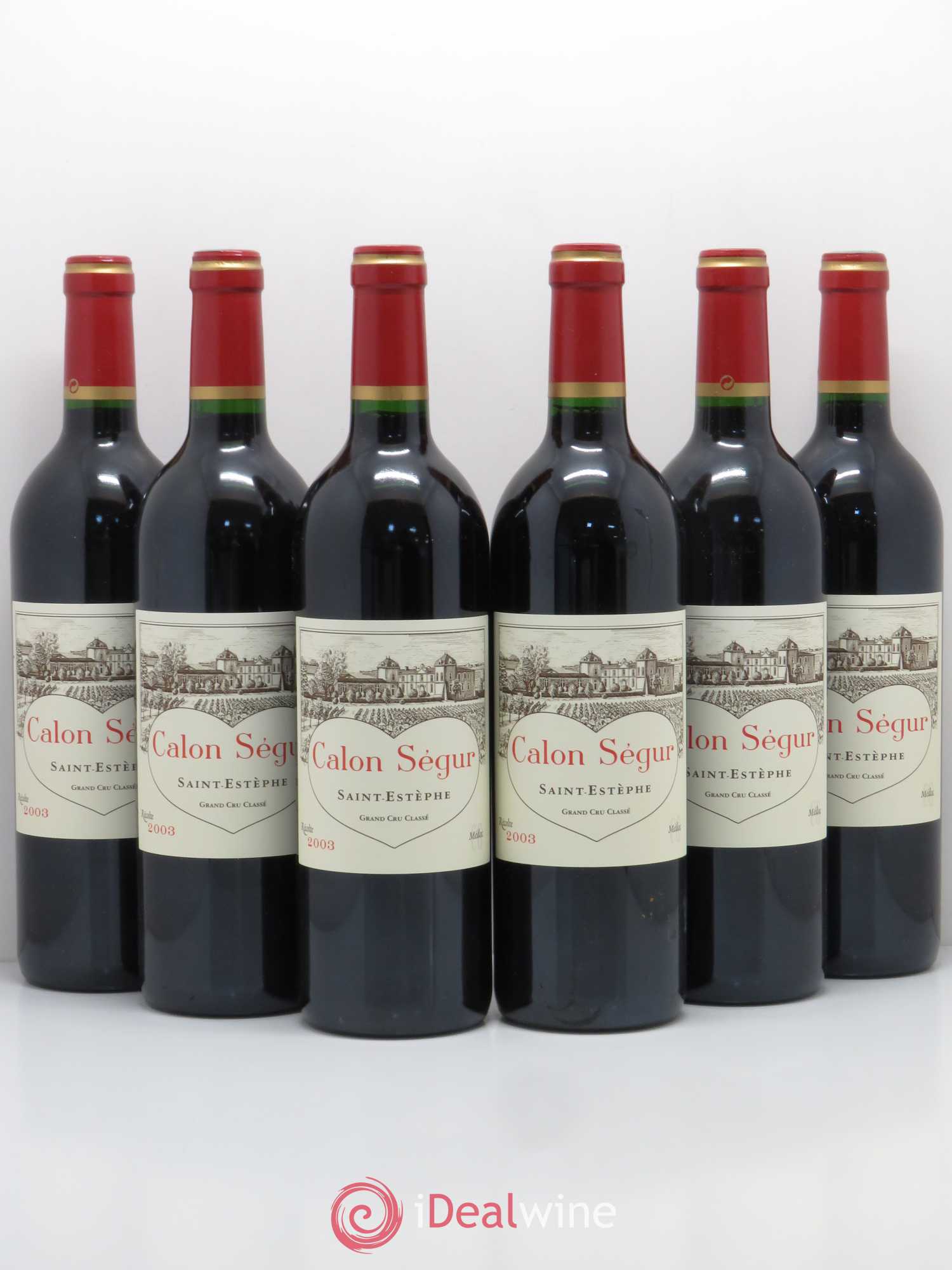 Château Calon Ségur 3ème Grand Cru Classé 2003 - Lot de 6 bouteilles - 0