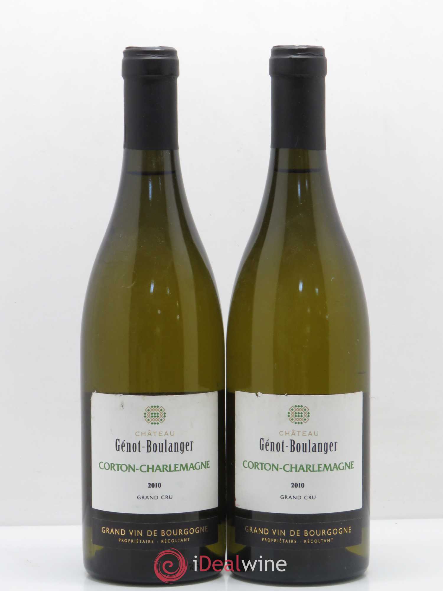 Corton-Charlemagne Grand Cru Domaine Genot Boulanger 2010 - Posten von 2 Flaschen - 0
