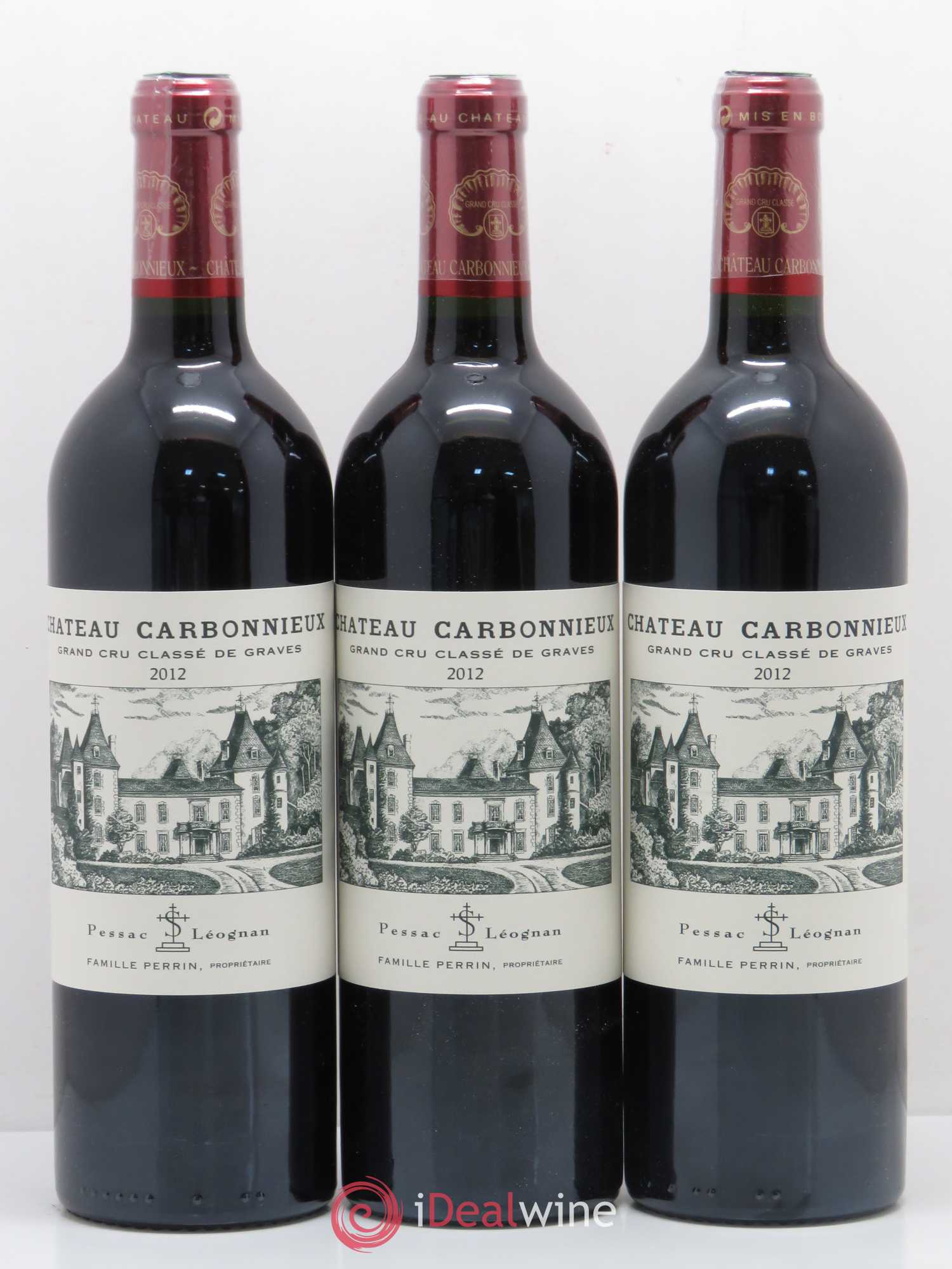 Château Carbonnieux Cru Classé de Graves 2012 - Lot de 12 bouteilles - 2