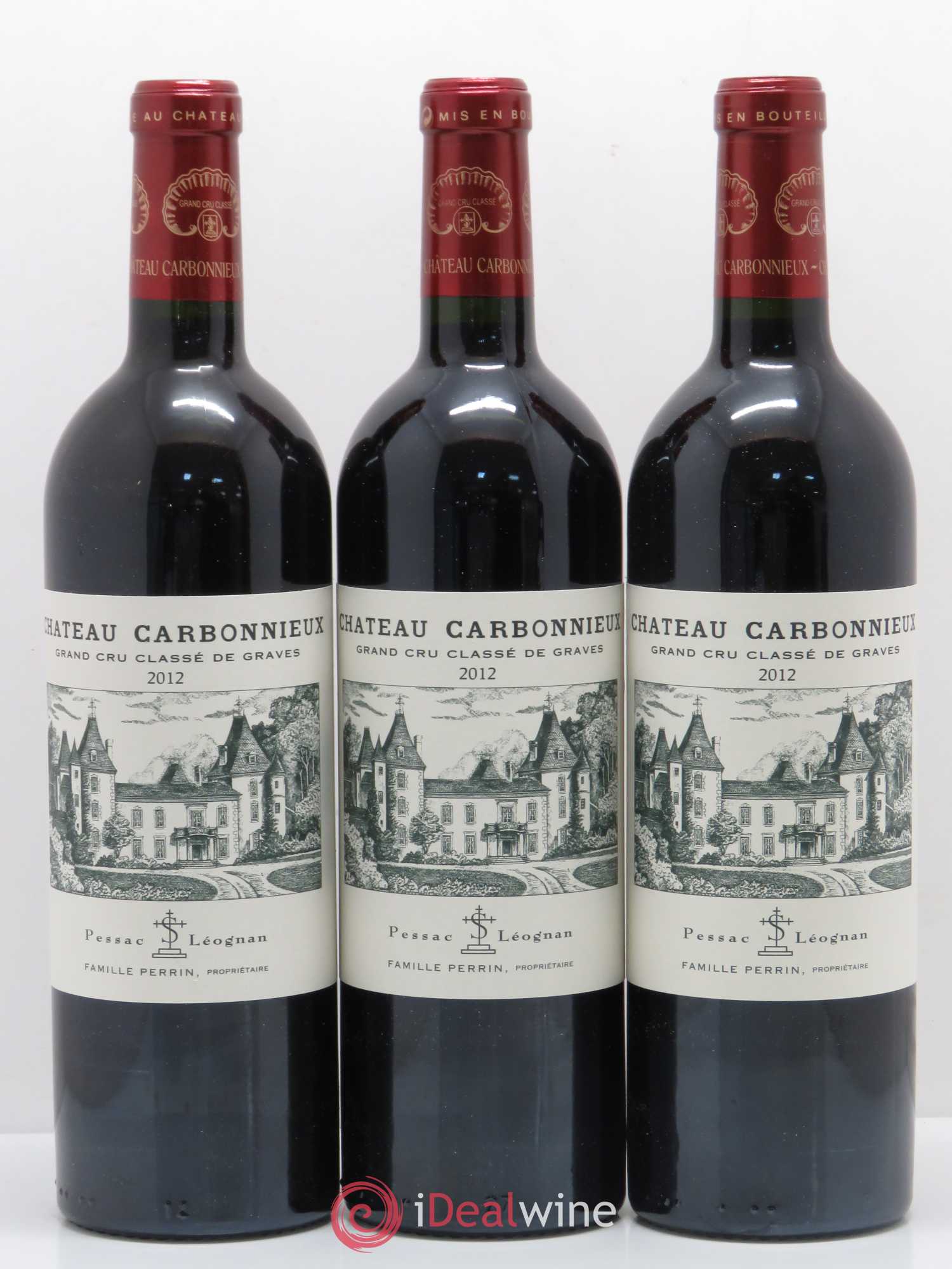 Château Carbonnieux Cru Classé de Graves 2012 - Lot de 6 bouteilles - 1