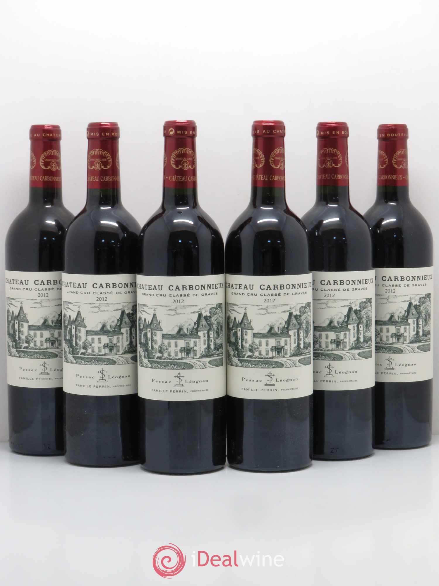 Château Carbonnieux Cru Classé de Graves 2012 - Lot de 6 bouteilles - 0
