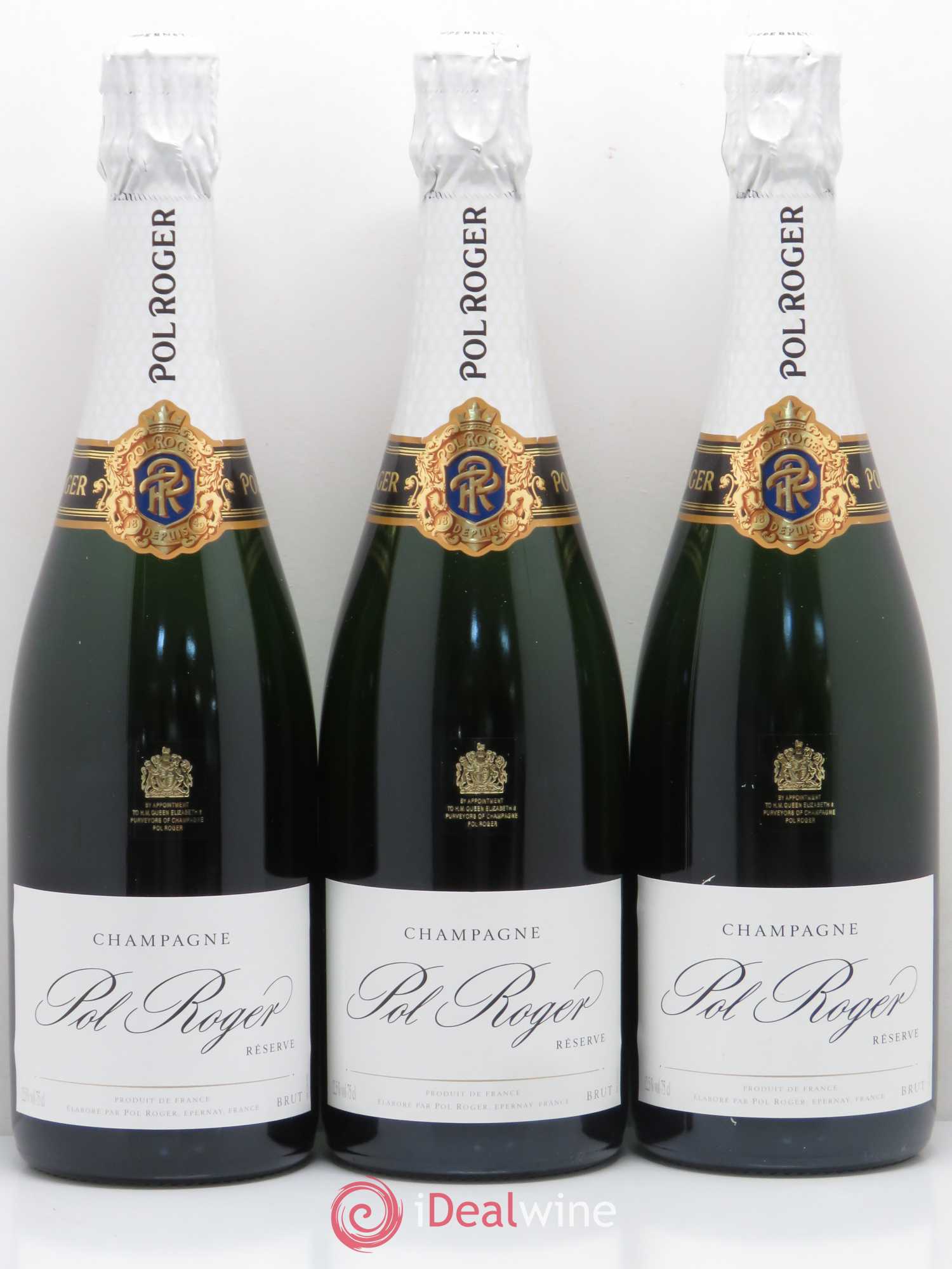Brut Réserve Pol Roger - Lot de 3 bouteilles - 0
