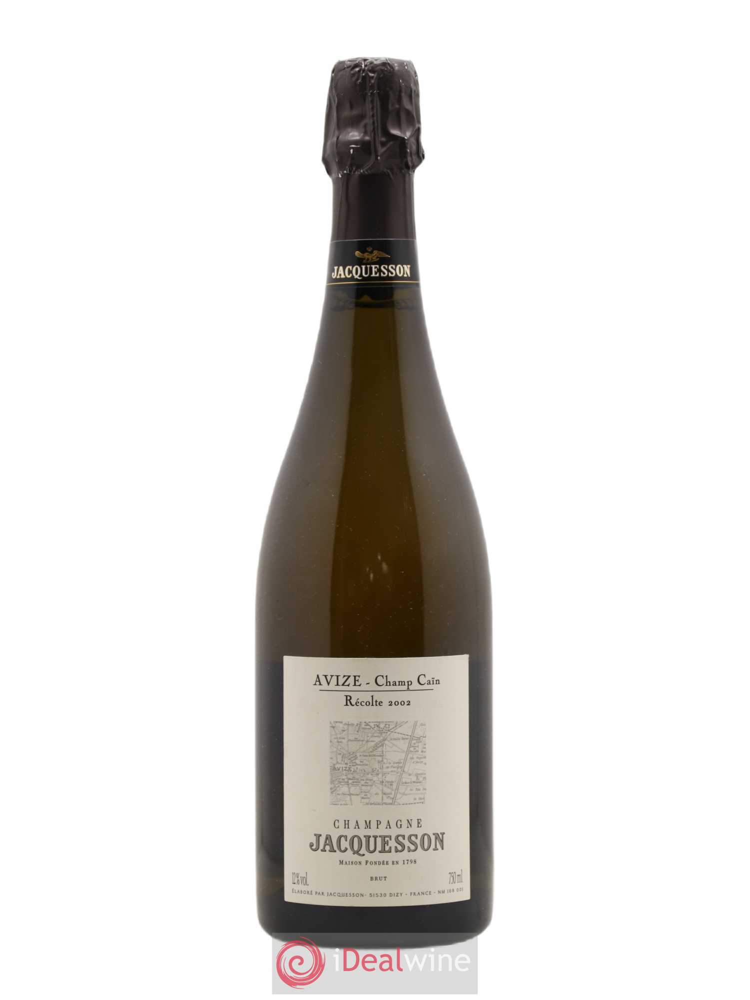 Avize Champ Caïn Extra-Brut Jacquesson 2002 - Lot de 1 bouteille - 0