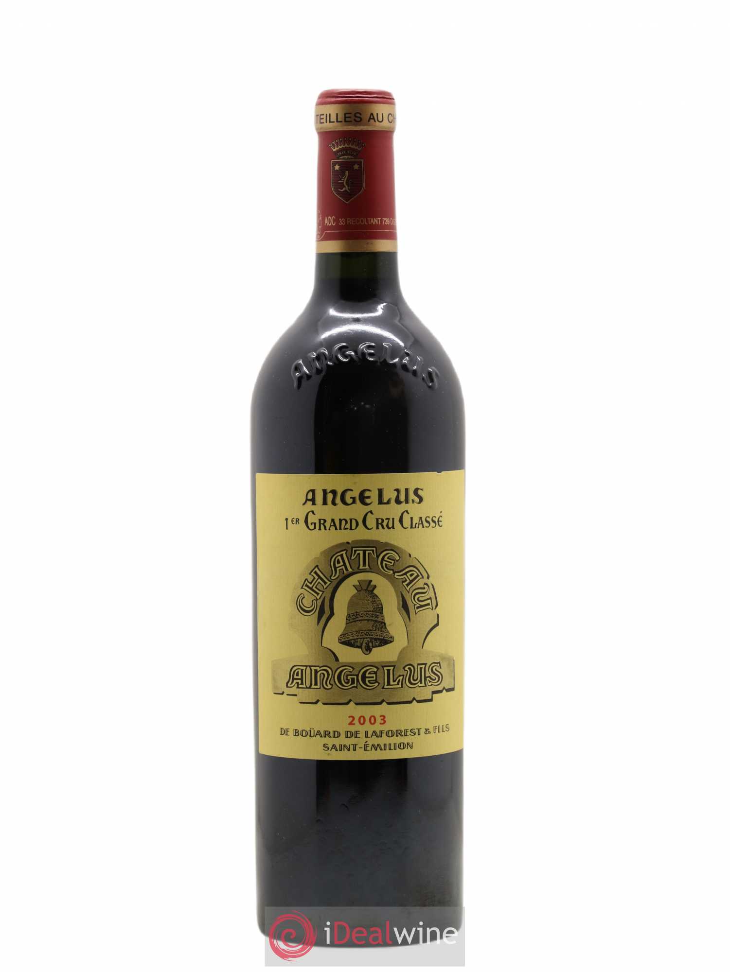 Château Angélus 1er Grand Cru Classé A 2003 - Lot de 1 bouteille - 0