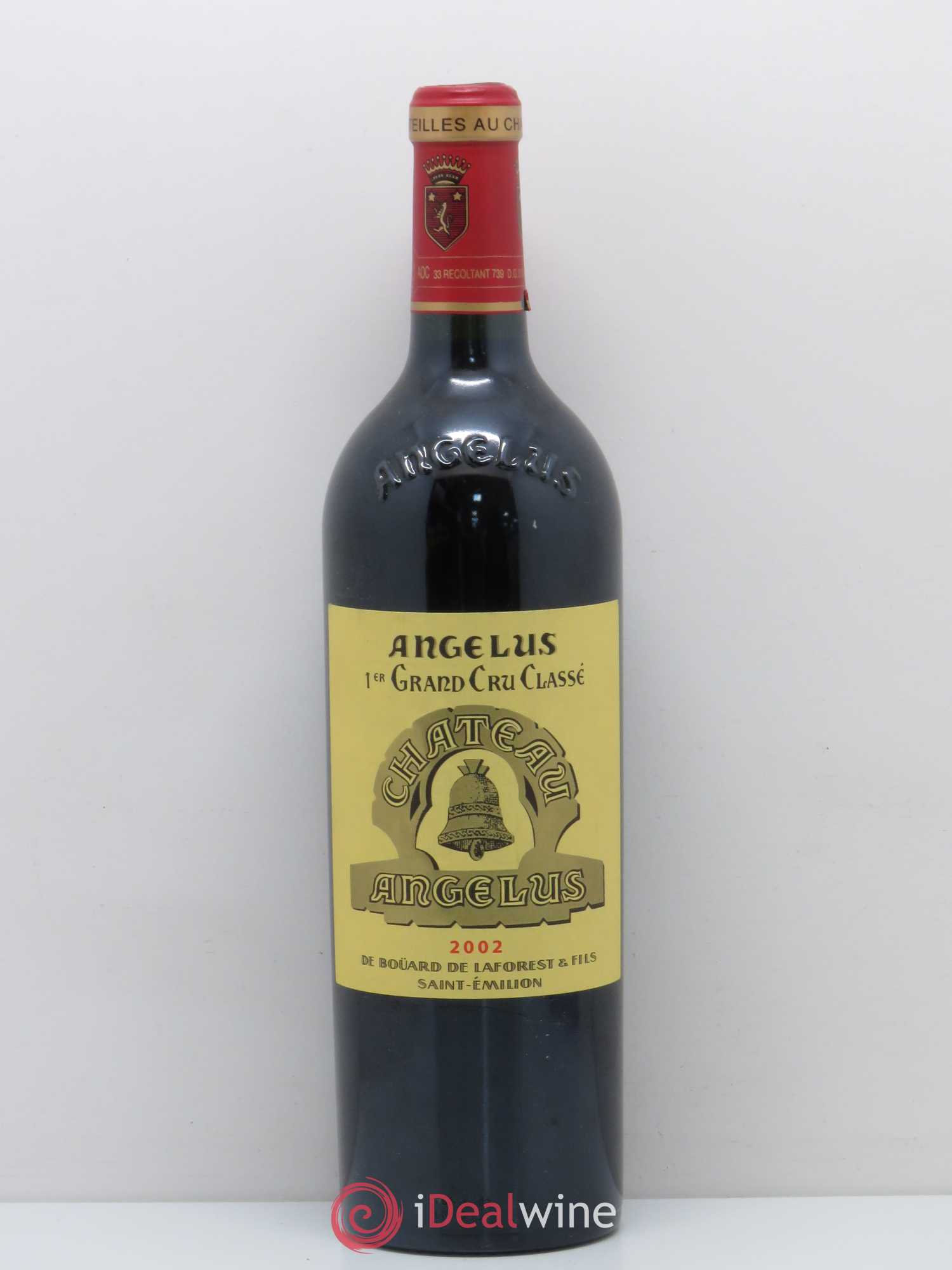 Château Angélus 1er Grand Cru Classé A 2002 - Lot de 1 bouteille - 0