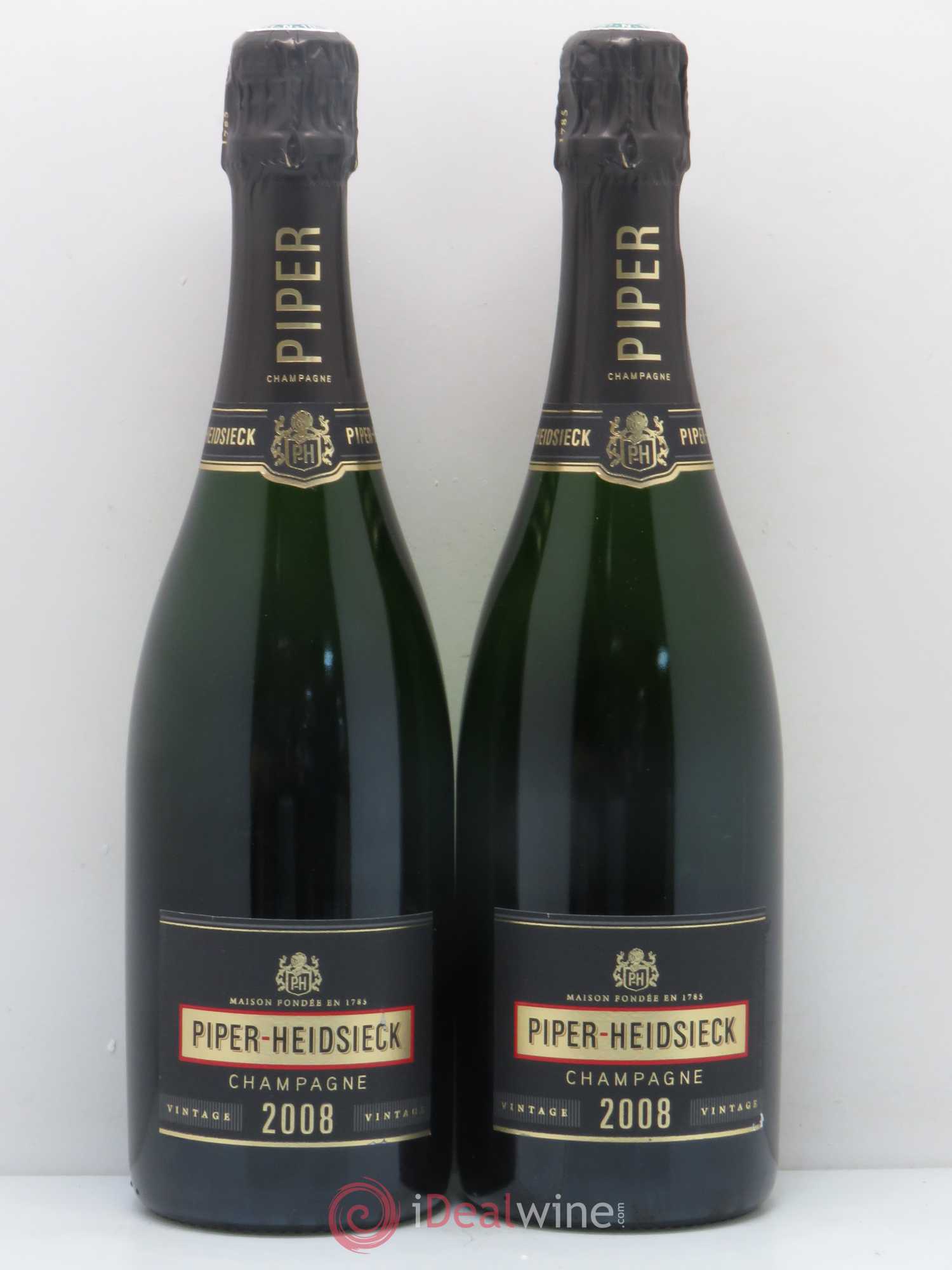 Champagne Piper-Heidsieck (sans prix de réserve) 2008 - Posten von 2 Flaschen - 0