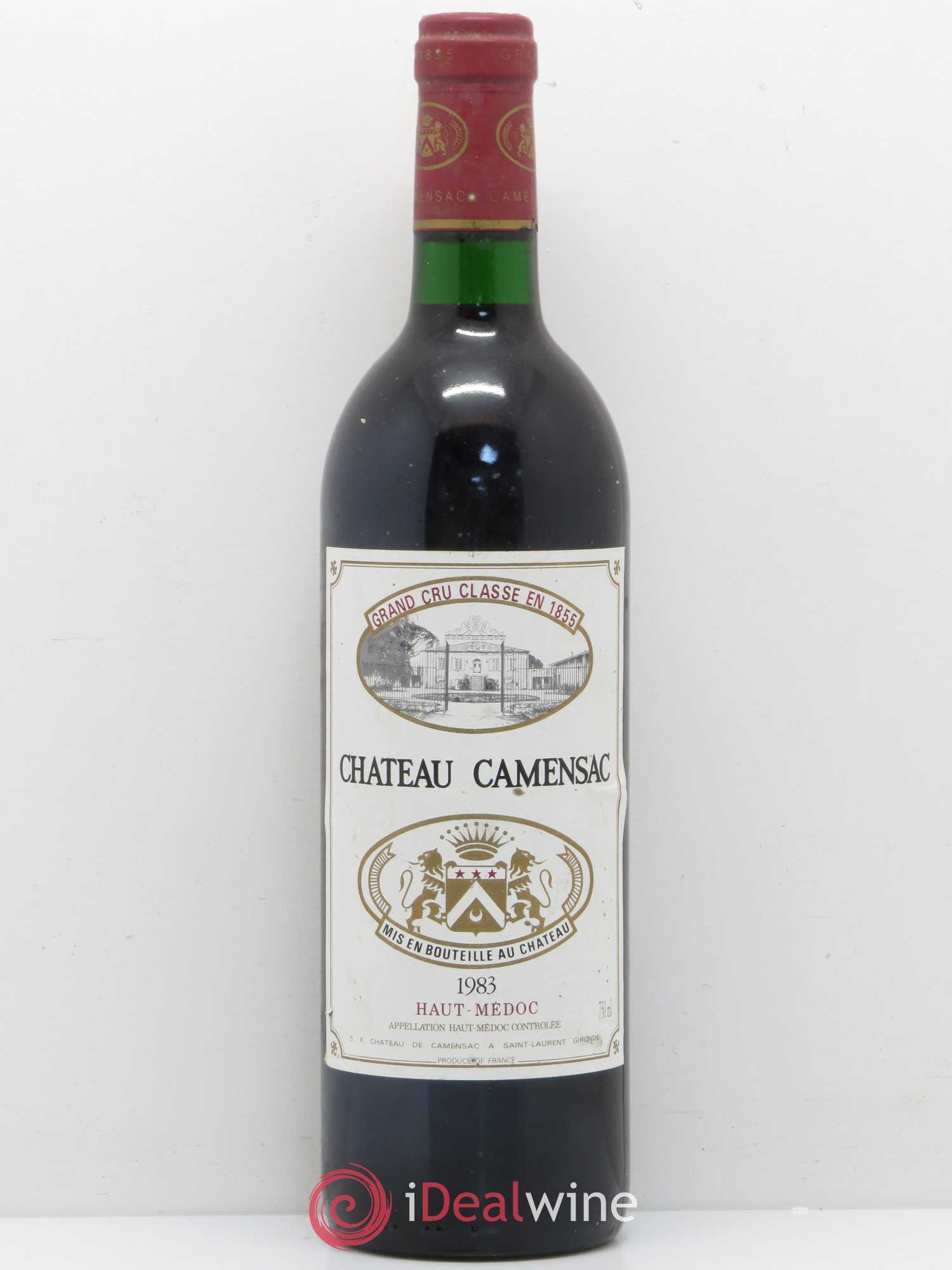 Château Camensac 5ème Grand Cru Classé 1983 - Lot de 1 bouteille - 0