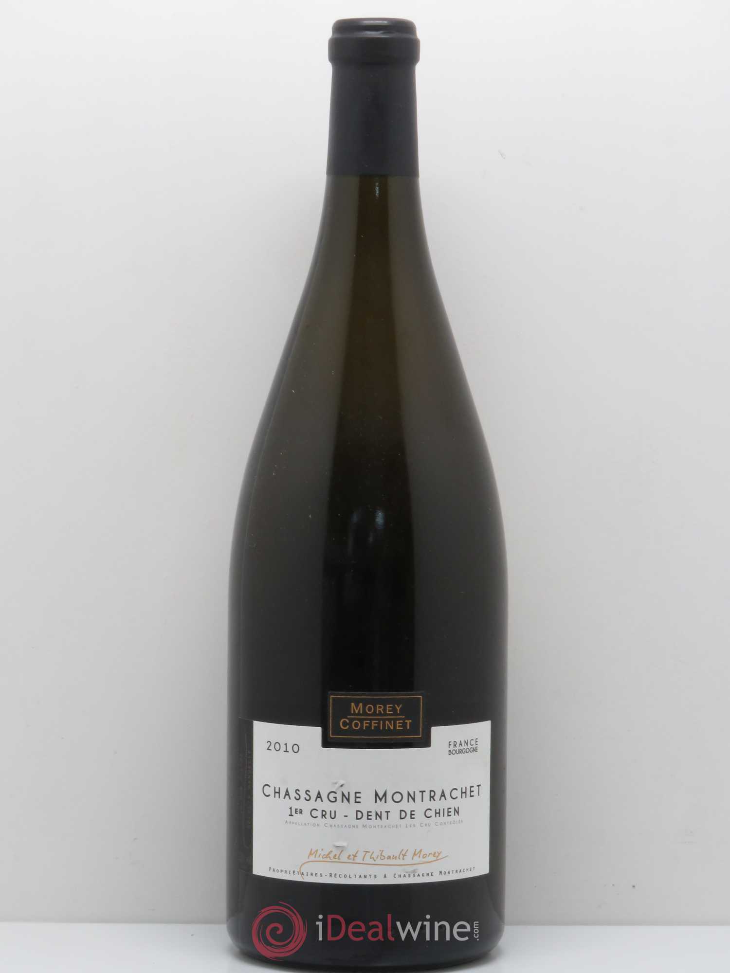 Chassagne-Montrachet 1er Cru Dent de Chien Domaine Morey-Coffinet 2010 - Lotto di 1 magnum - 0