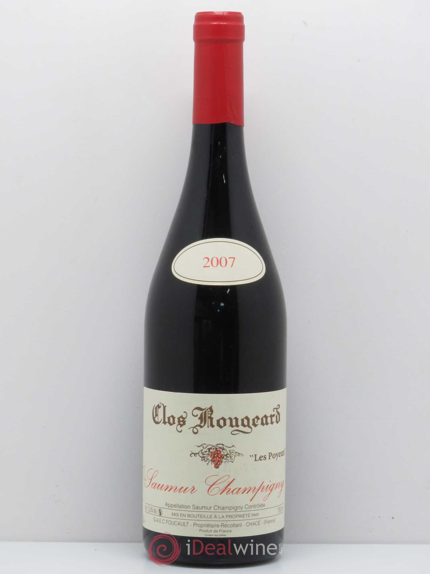 Saumur-Champigny Les Poyeux Clos Rougeard 2007 - Lot de 1 bouteille - 0