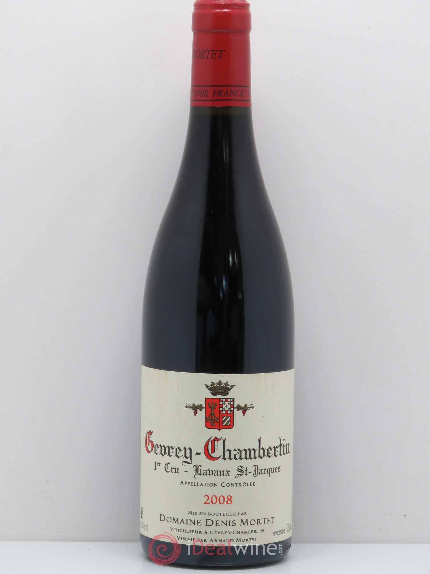 Gevrey-Chambertin 1er Cru Lavaux Saint Jacques Denis Mortet 2008 - Posten von 1 Flasche - 0