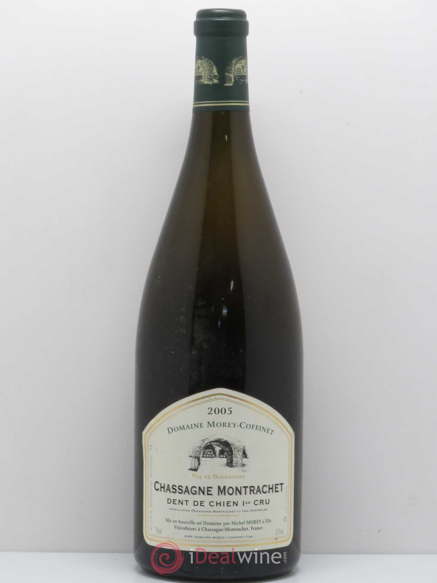 Chassagne-Montrachet 1er Cru Dent de Chien Domaine Morey-Coffinet 2005 - Posten von 1 Magnum - 0