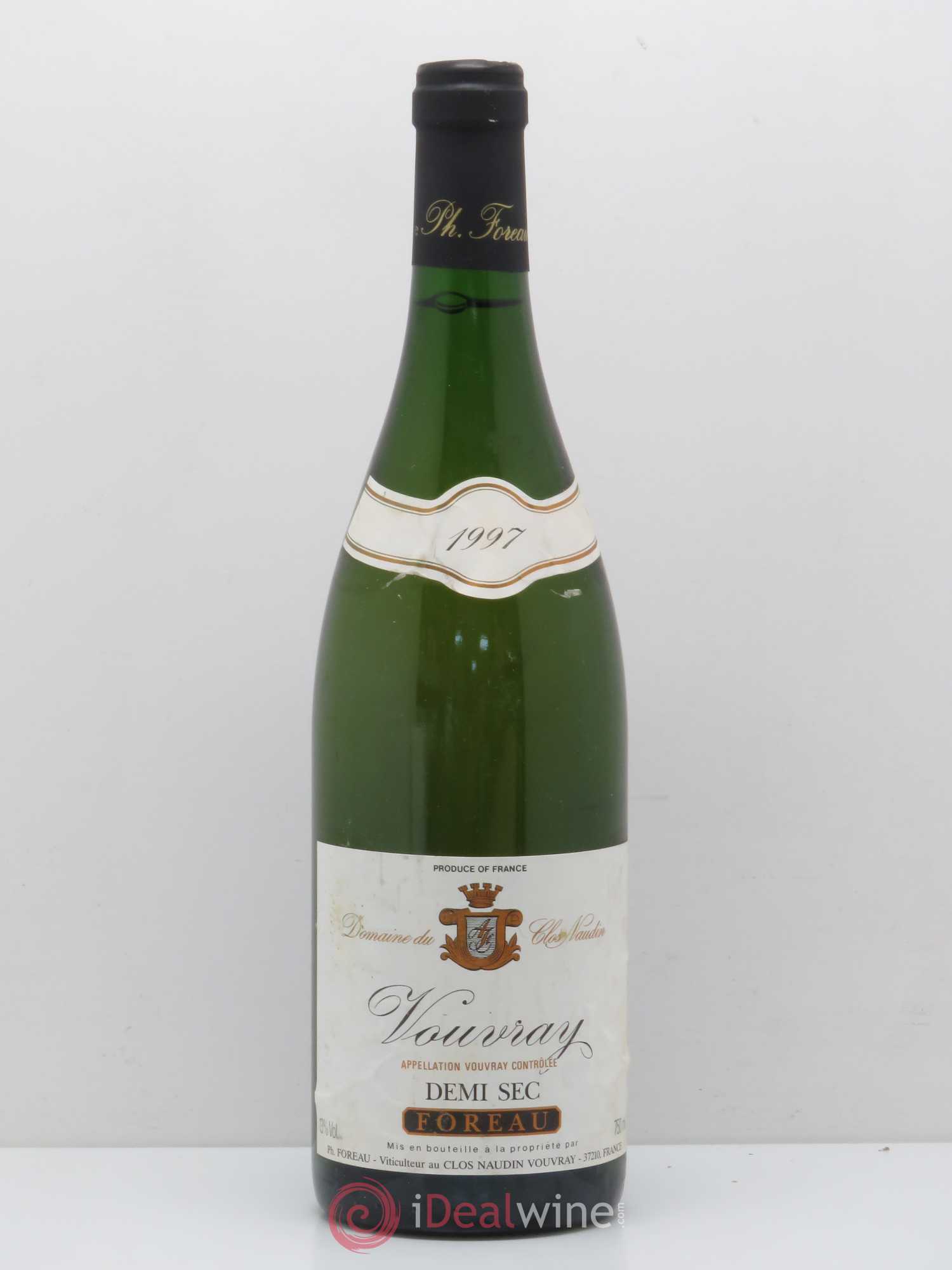 Vouvray Demi-Sec Clos Naudin - Philippe Foreau 1997 - Lot de 1 bouteille - 0