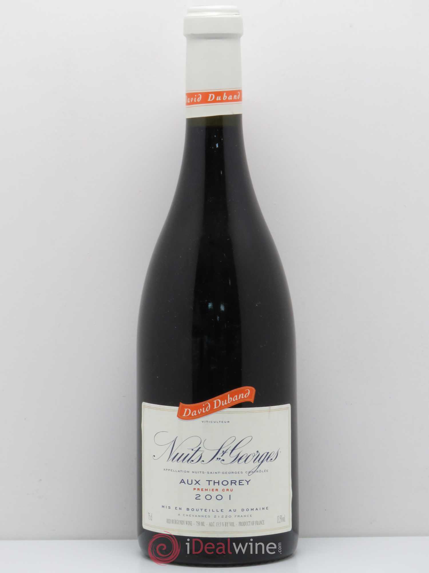 Nuits-Saint-Georges 1er Cru Aux Thorey Domaine David Duband 2001 - Posten von 1 Flasche - 0