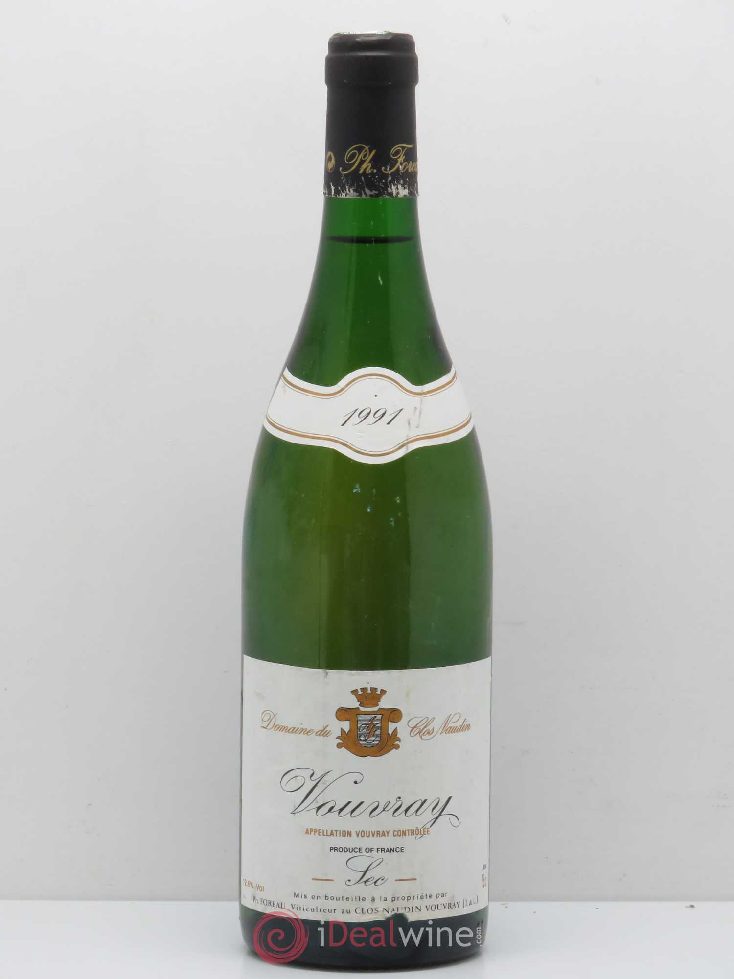 Vouvray Sec Clos Naudin - Philippe Foreau 1991 - Lot de 1 bouteille - 0
