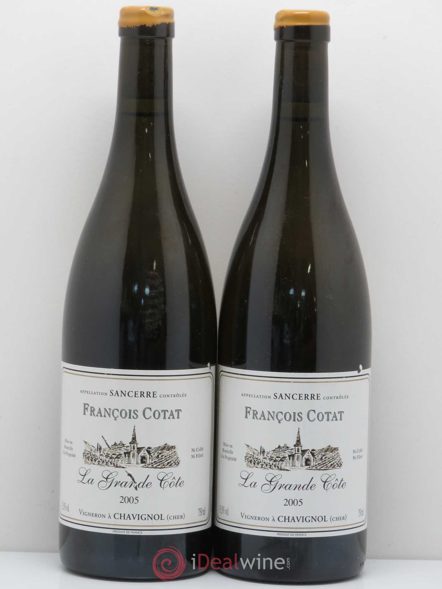 Sancerre La Grande Côte François Cotat 2005 - Lot de 2 bouteilles - 0