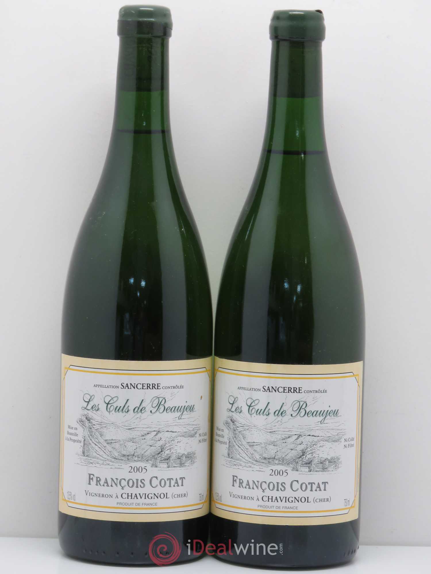 Sancerre Les Culs de Beaujeu François Cotat 2005 - Lot de 2 bouteilles - 0