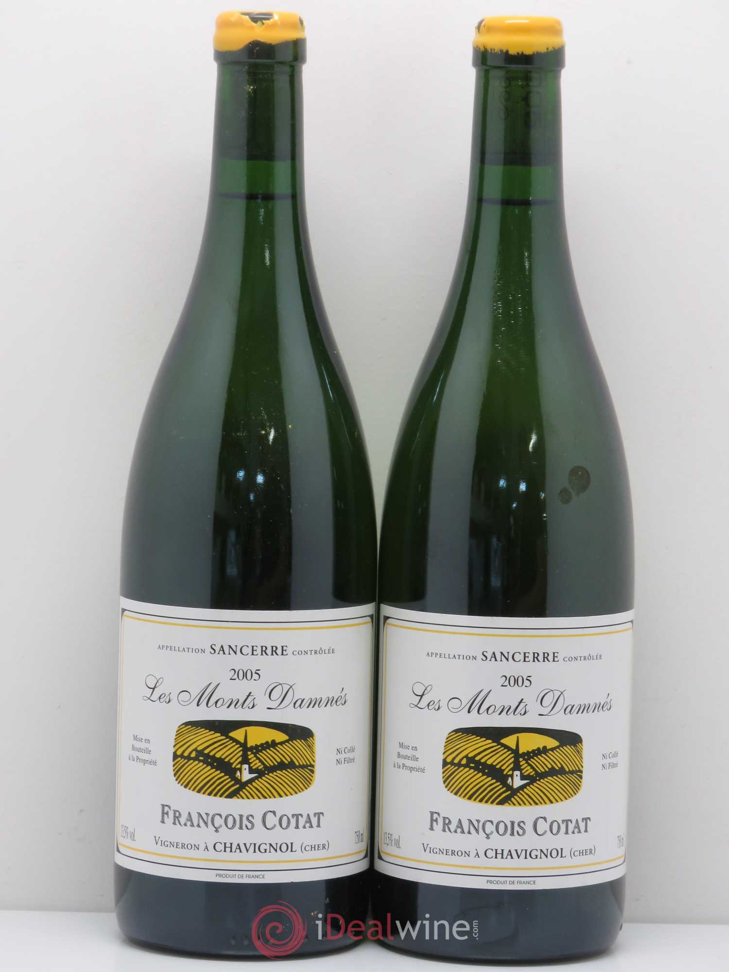 Sancerre Les Monts Damnés François Cotat 2005 - Lot de 2 bouteilles - 0