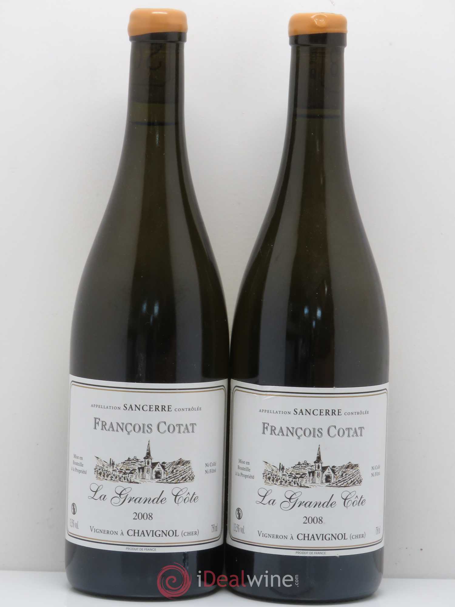 Sancerre La Grande Côte François Cotat 2008 - Lot de 2 bouteilles - 0