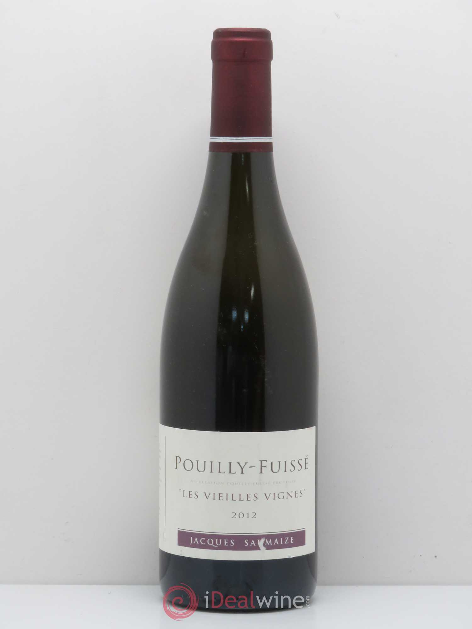 Pouilly-Fuissé Les Vieilles Vignes Jacques et Nathalie Saumaize 2012 - Lot de 1 bouteille - 0