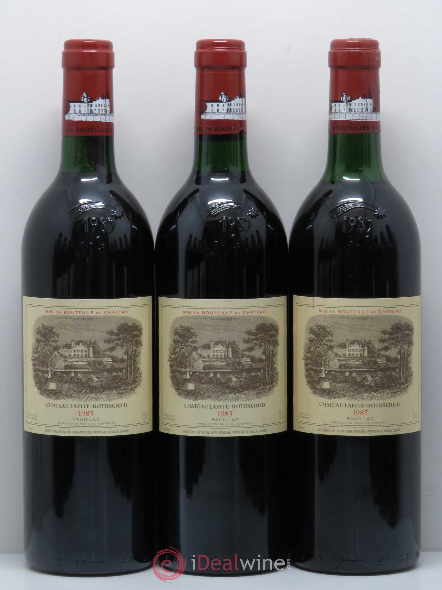 Château Lafite Rothschild 1er Grand Cru Classé 1985 - Lot de 12 bouteilles - 1
