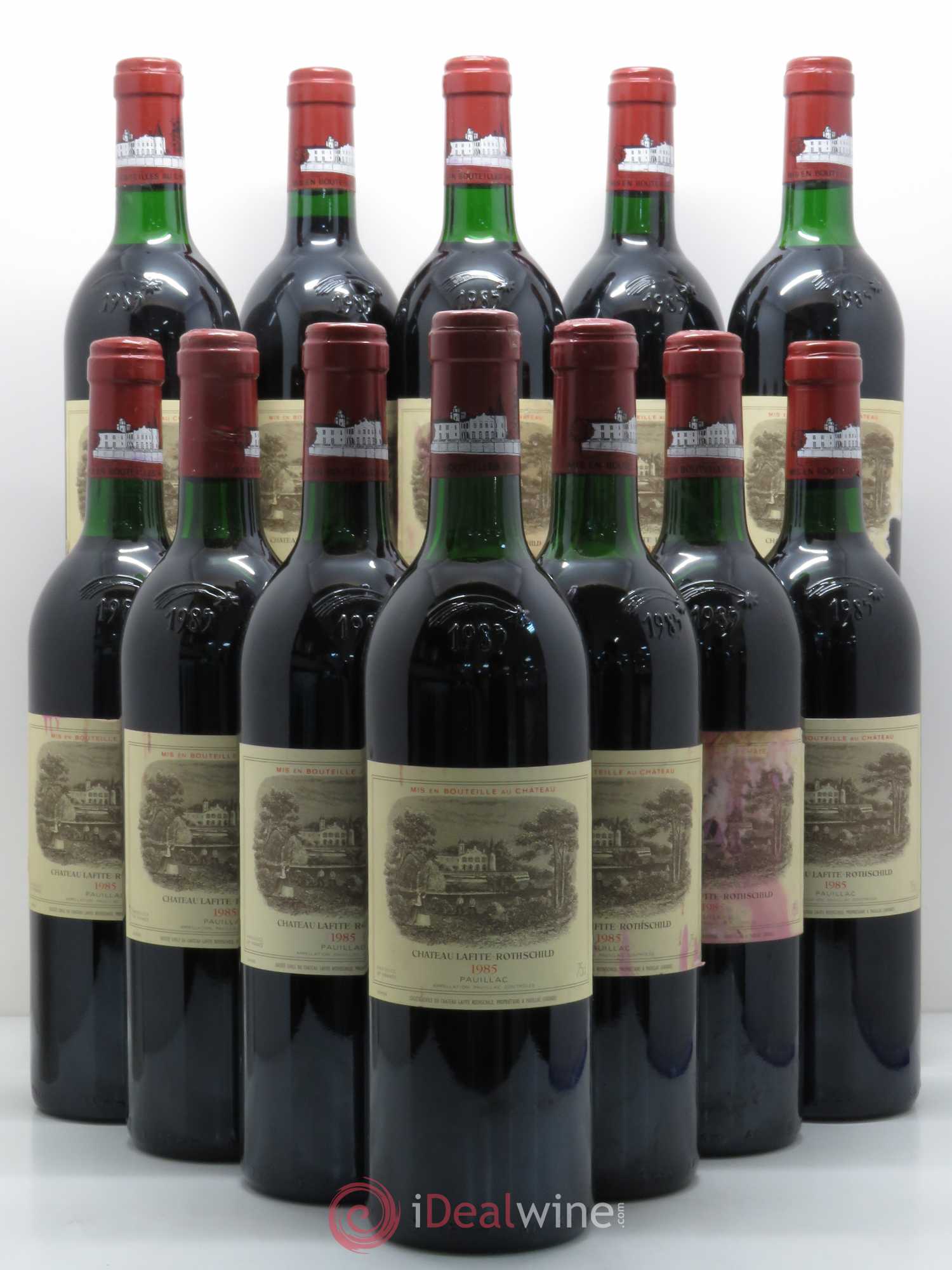Château Lafite Rothschild 1er Grand Cru Classé 1985 - Lot de 12 bouteilles - 0