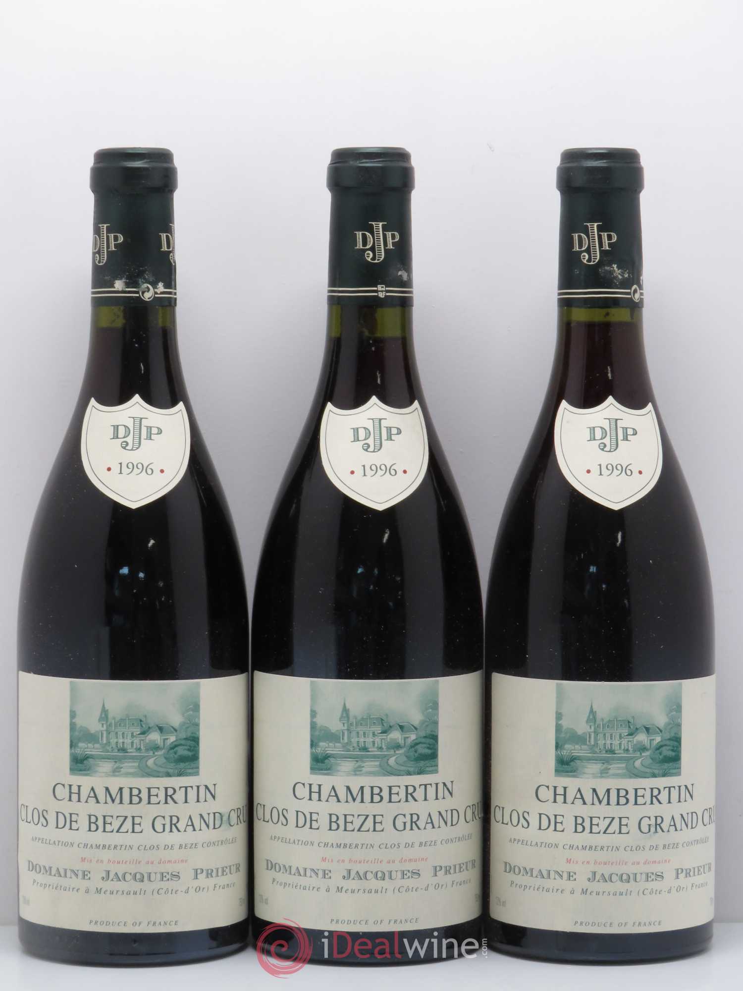Chambertin Clos de Bèze Grand Cru Jacques Prieur (Domaine) 1986 - Lot de 3 bouteilles - 0