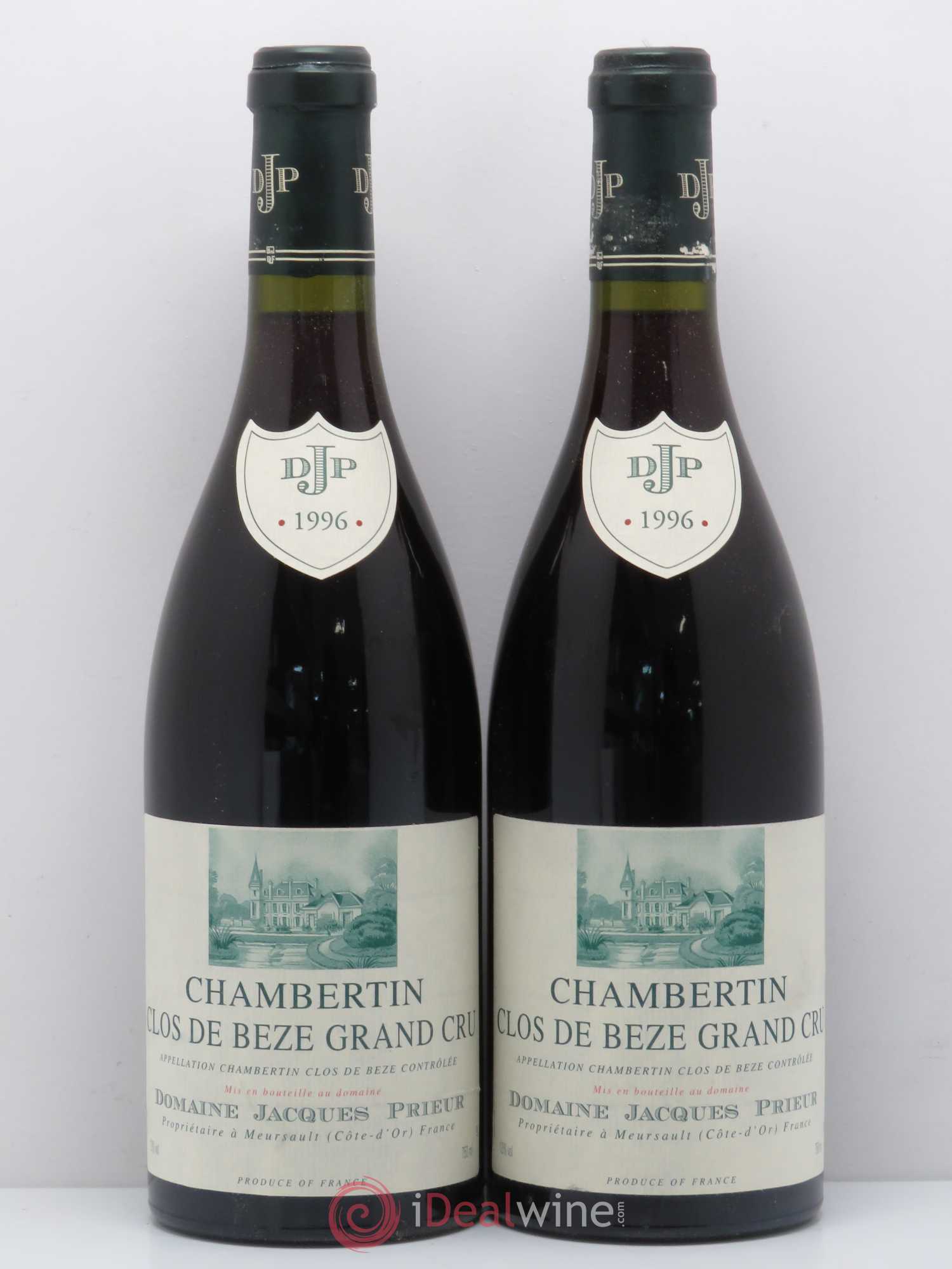 Chambertin Clos de Bèze Grand Cru Jacques Prieur (Domaine) 1986 - Lot de 2 bouteilles - 0